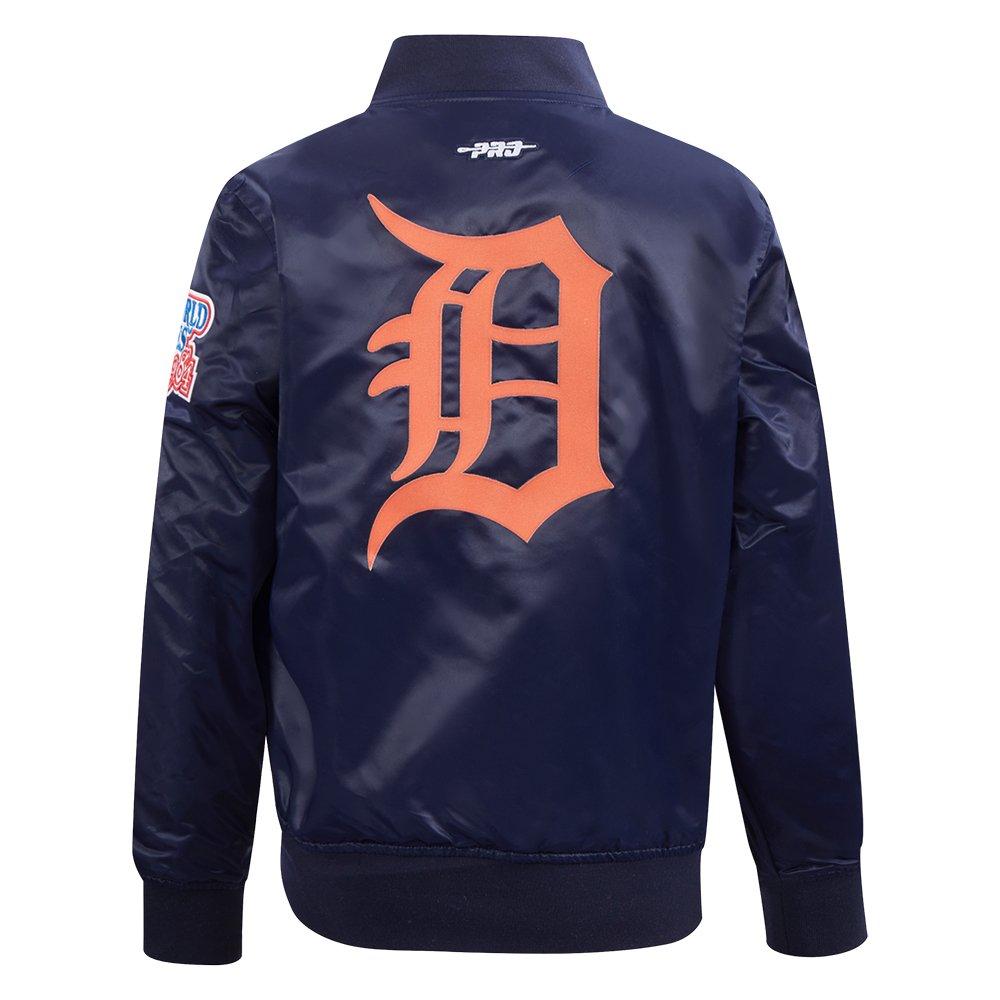 Pro Standard MLB Detroit Tigers Classic Big Boys' Navy Satin Jacket