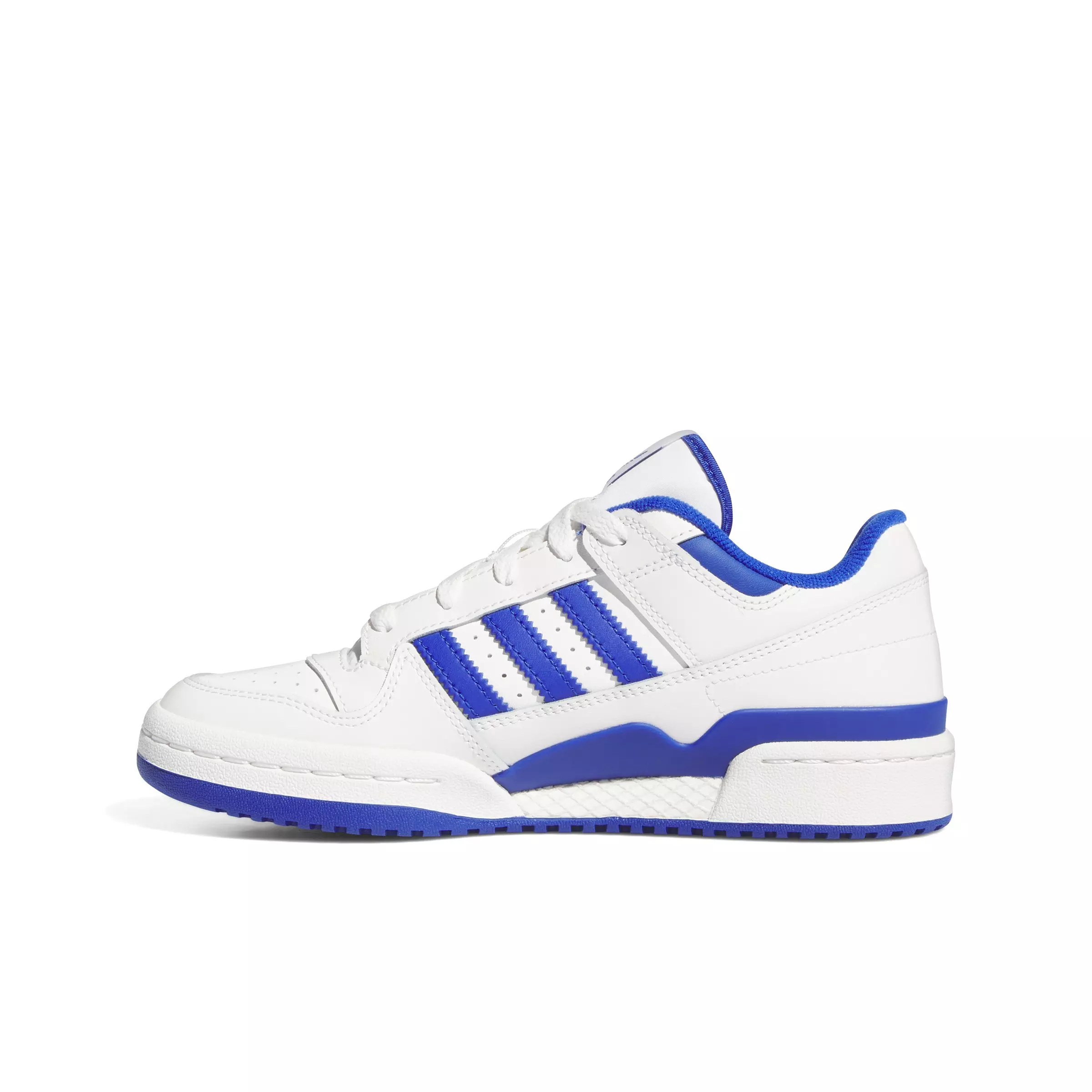 adidas Forum Low CL "Cloud White/Team Royal Blue/Cloud White" Women's Shoe - WHITE/BLUE/WHITE