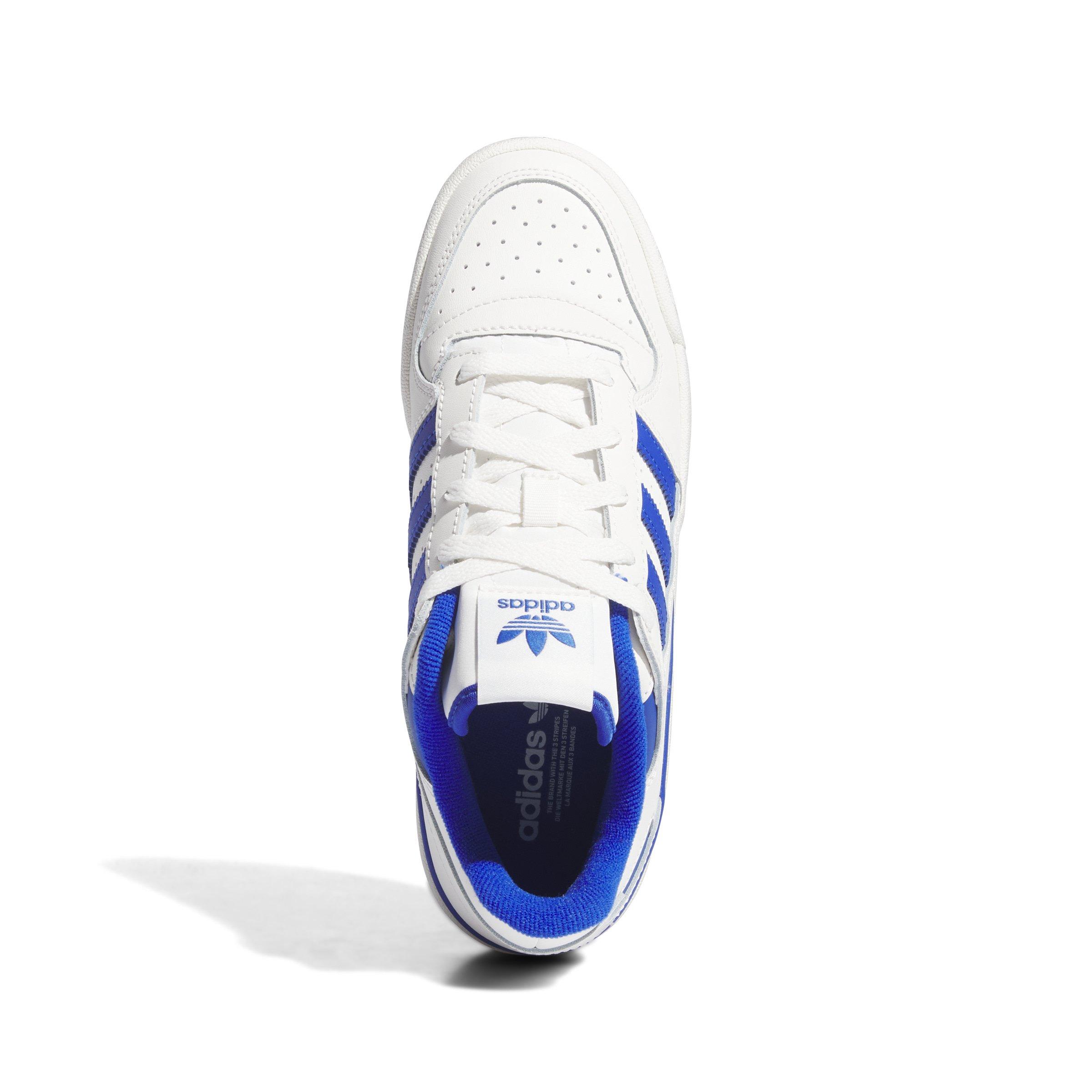 adidas Forum Low CL "Cloud White/Team Royal Blue/Cloud White" Women's Shoe - WHITE/BLUE/WHITE Thumbnail View 5