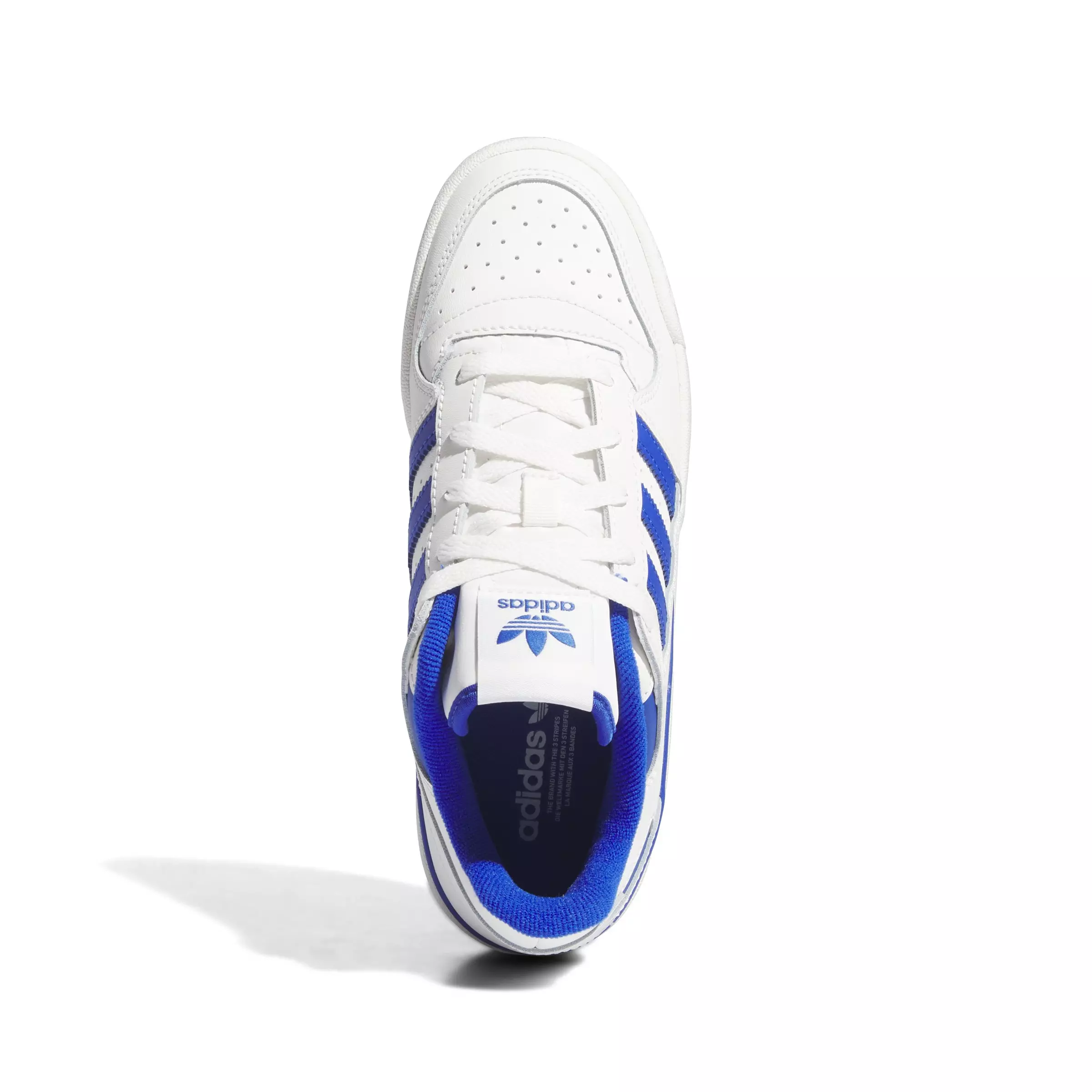adidas Forum Low CL "Cloud White/Team Royal Blue/Cloud White" Women's Shoe - WHITE/BLUE/WHITE