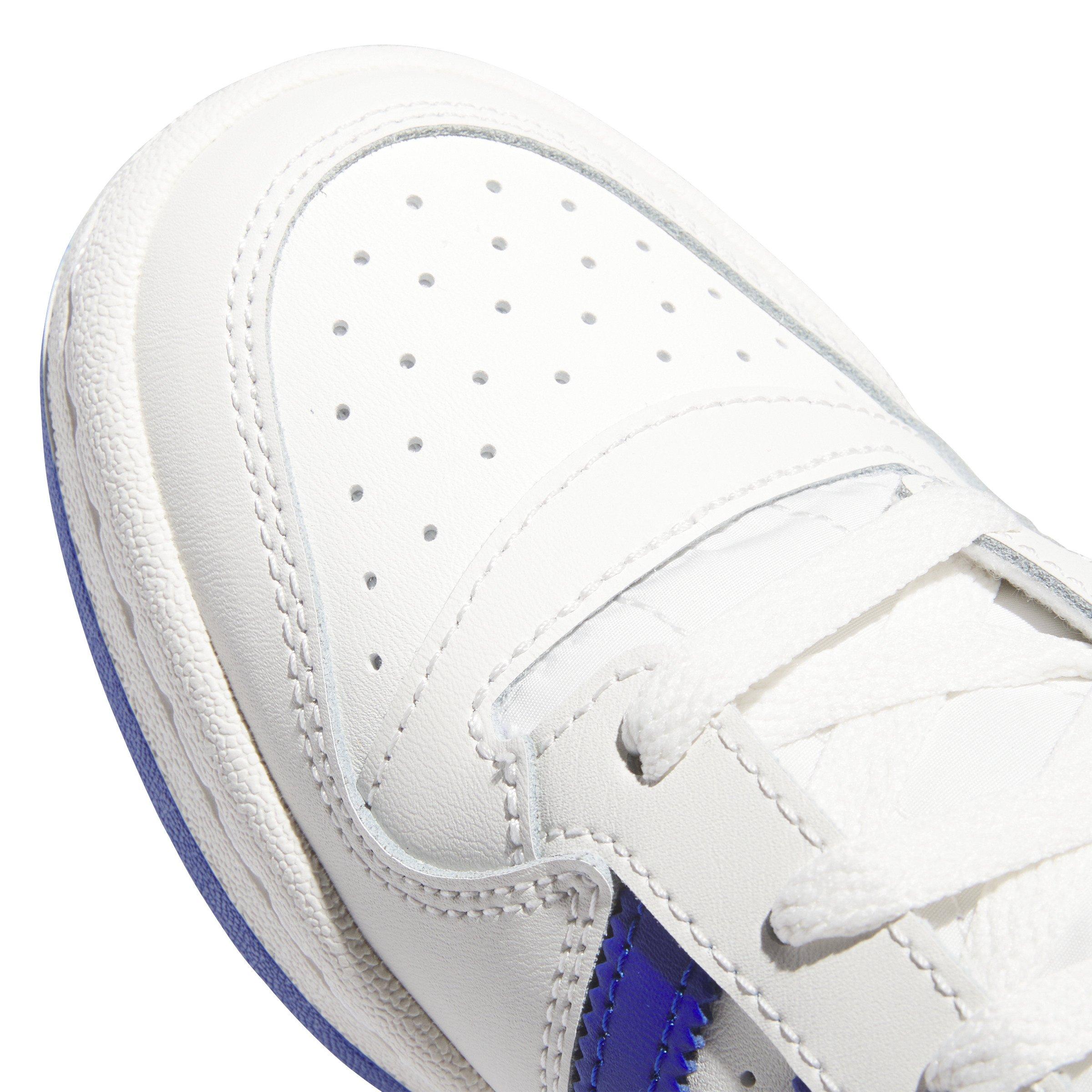 adidas Forum Low CL "Cloud White/Team Royal Blue/Cloud White" Women's Shoe - WHITE/BLUE/WHITE Thumbnail View 8