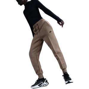Nike Women's Sportswear Tech Fleece Mid-Rise Joggers - Brown