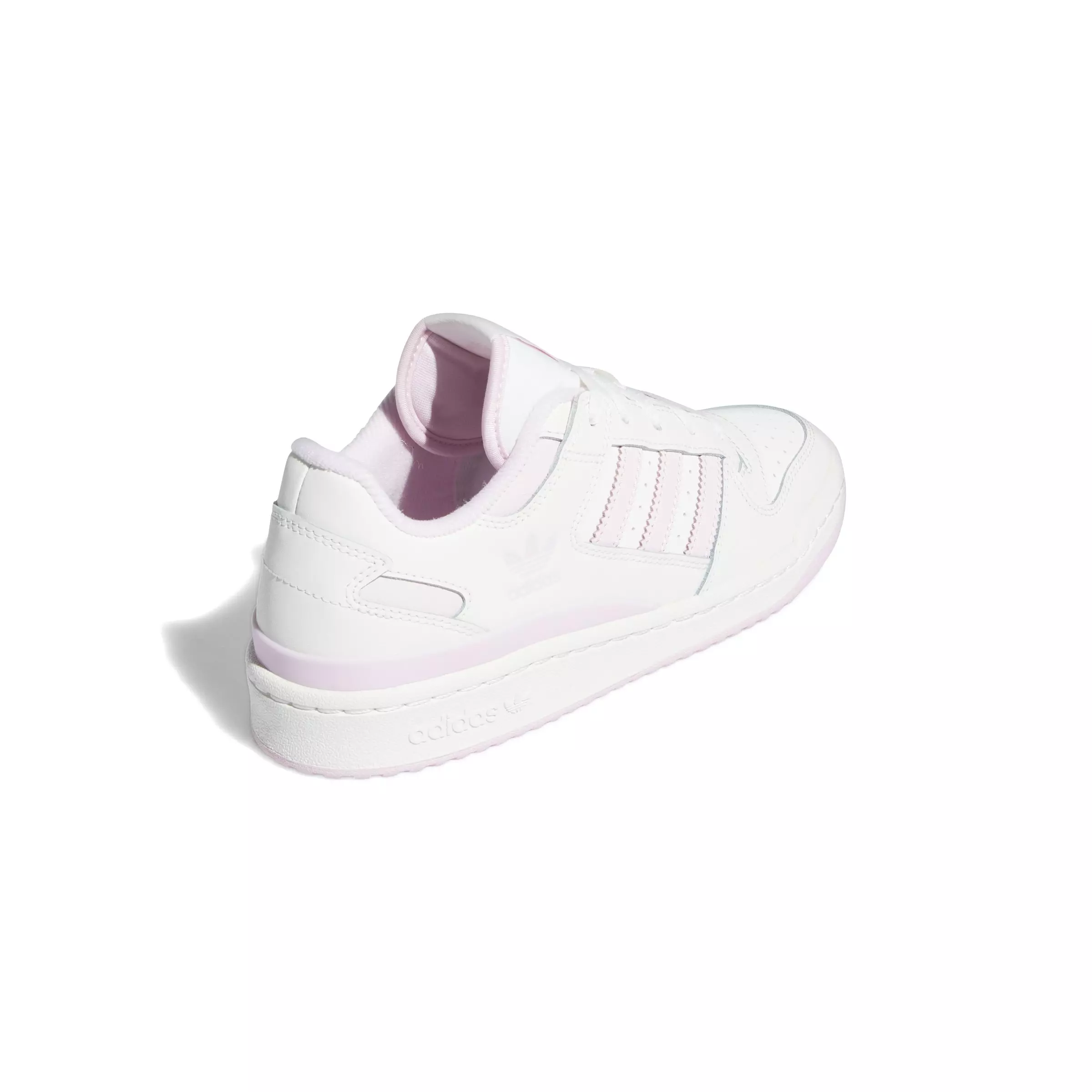 adidas Forum Low CL "Cloud White/Clear Pink/Cloud White" Women's Shoe - WHITE/PINK/WHITE