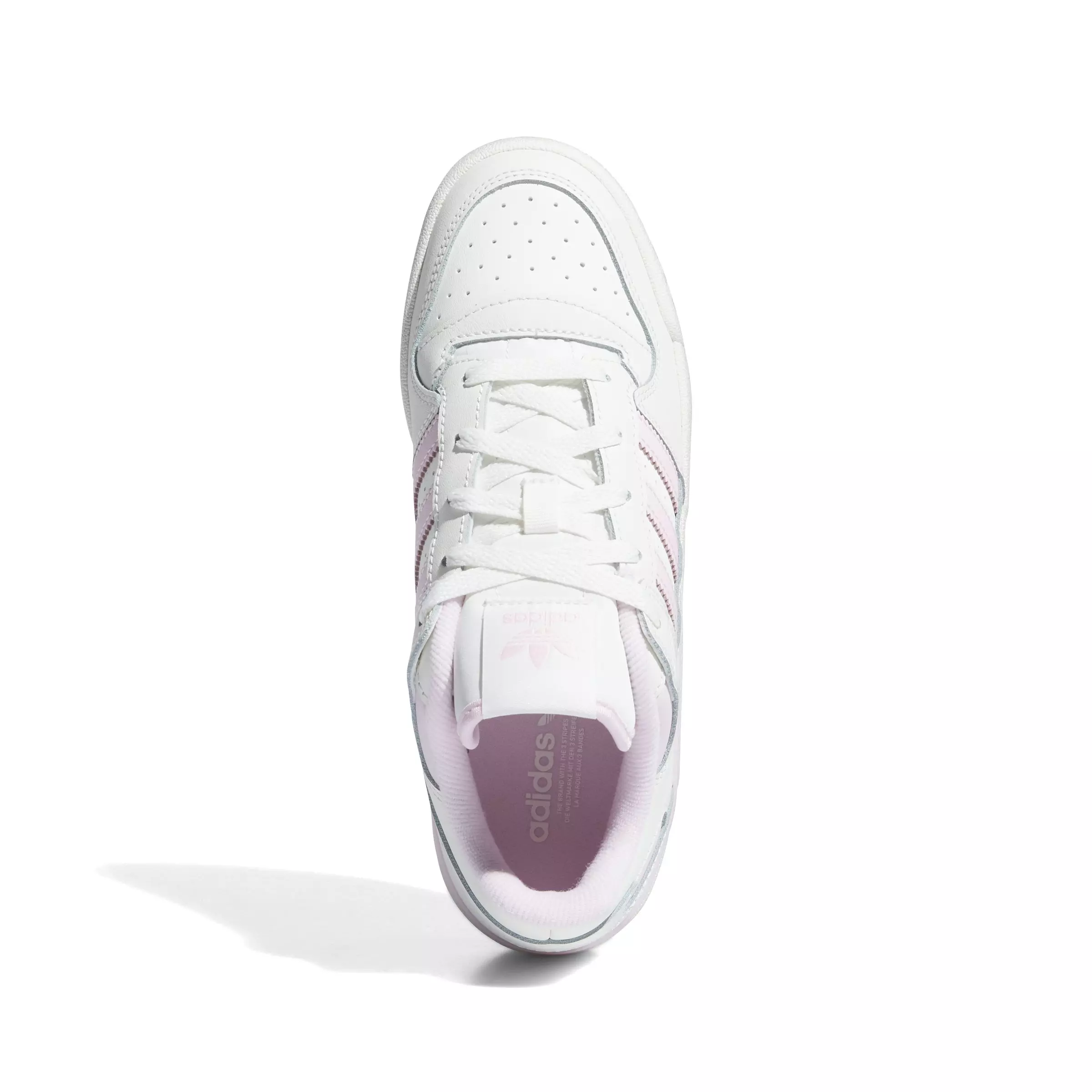 adidas Forum Low CL "Cloud White/Clear Pink/Cloud White" Women's Shoe - WHITE/PINK/WHITE