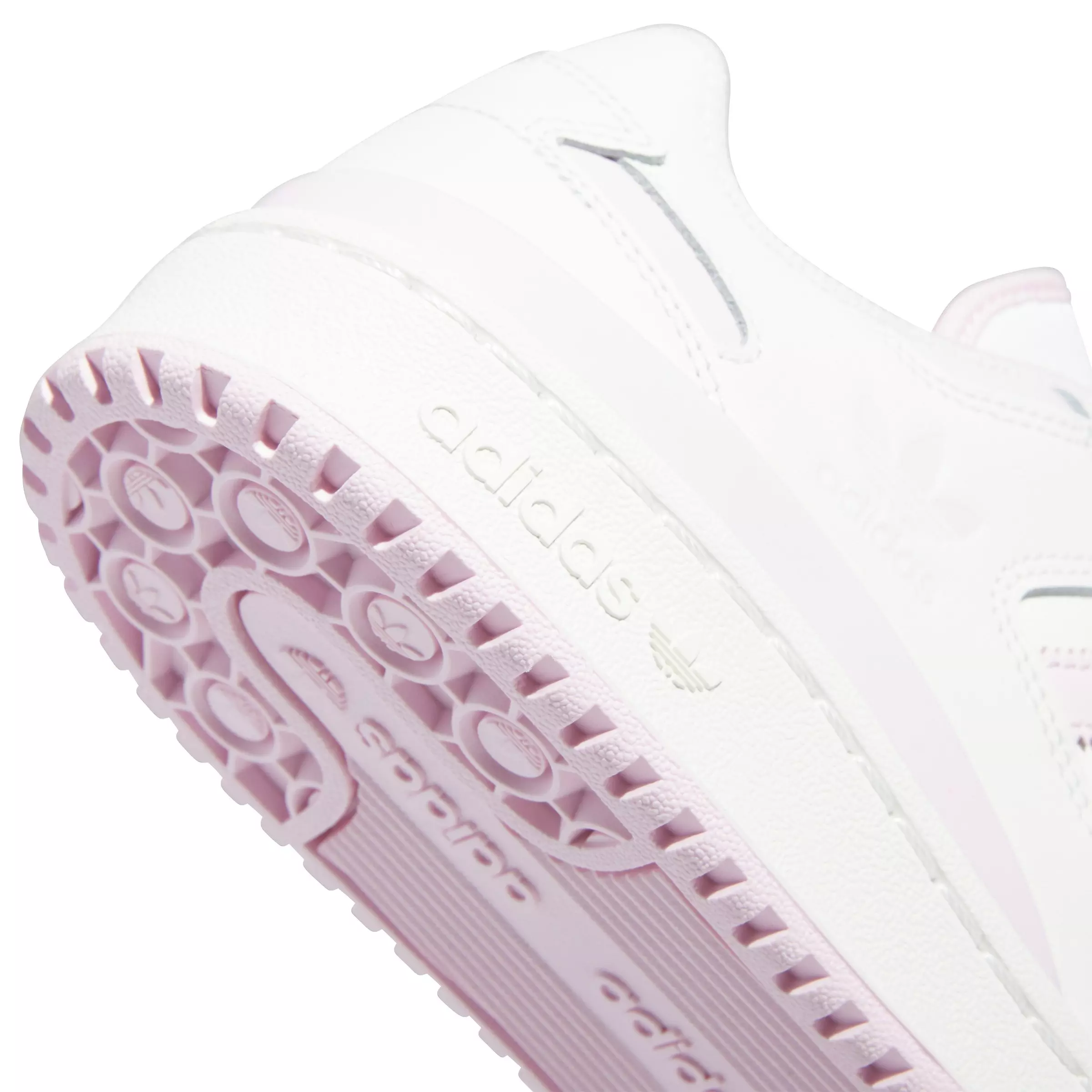 adidas Forum Low CL "Cloud White/Clear Pink/Cloud White" Women's Shoe - WHITE/PINK/WHITE