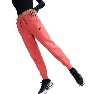 Nike Women's Sportswear Tech Fleece Mid-Rise Joggers - Orange
