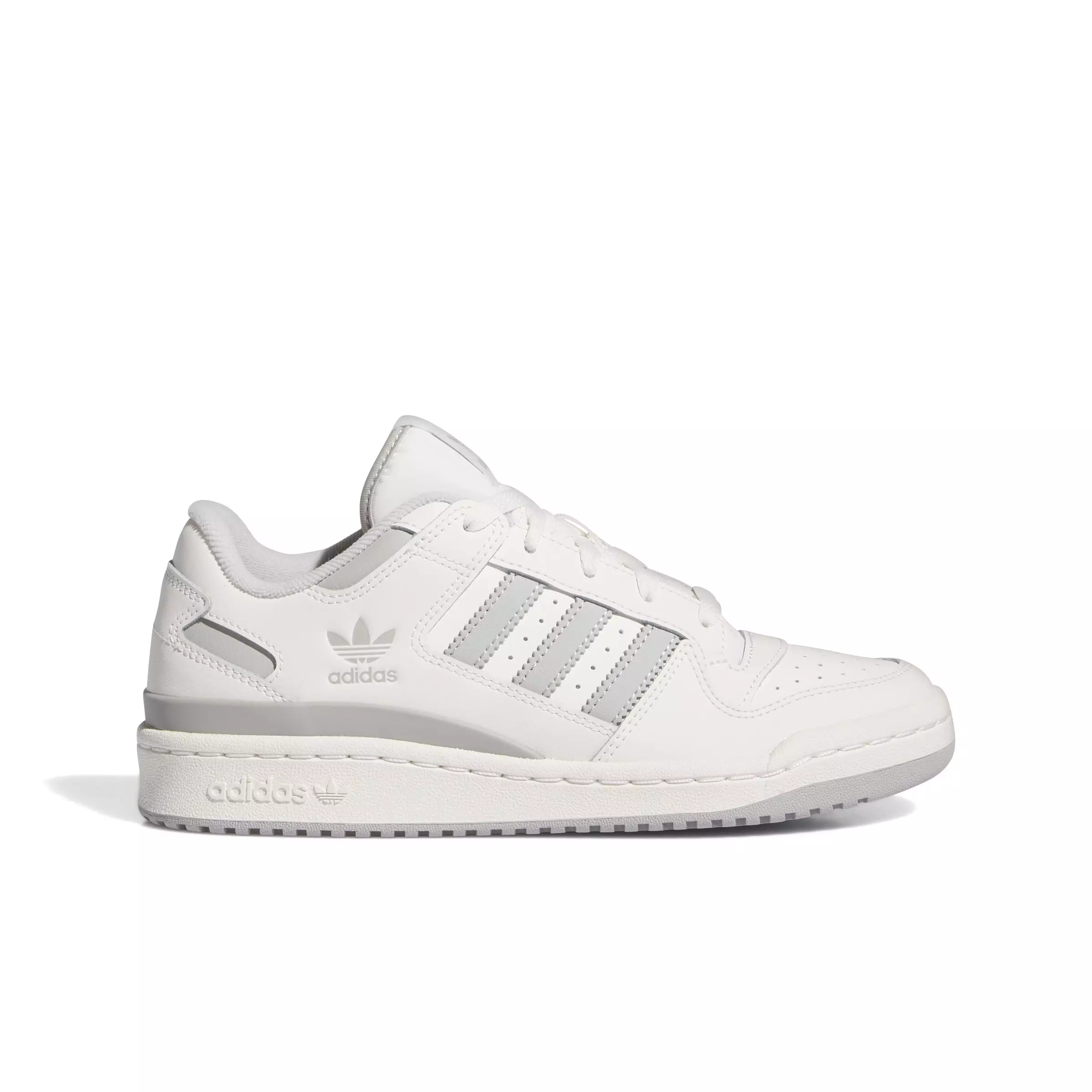 adidas Forum Low CL "Cloud White/Grey Two/Cloud White" Women's Shoe - WHITE/GREY/WHITE