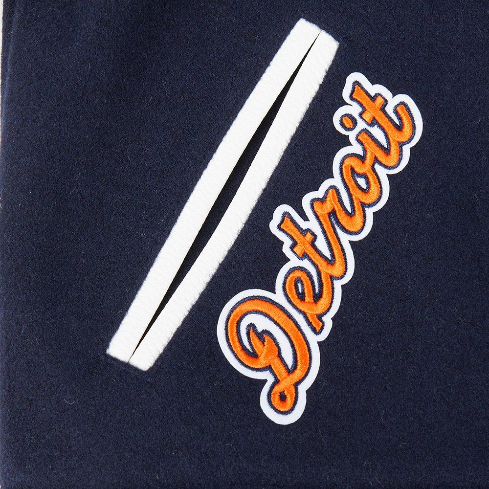 Pro Standard MLB Detroit Tigers Classic Big Boys' Navy Wool Varsity Jacket