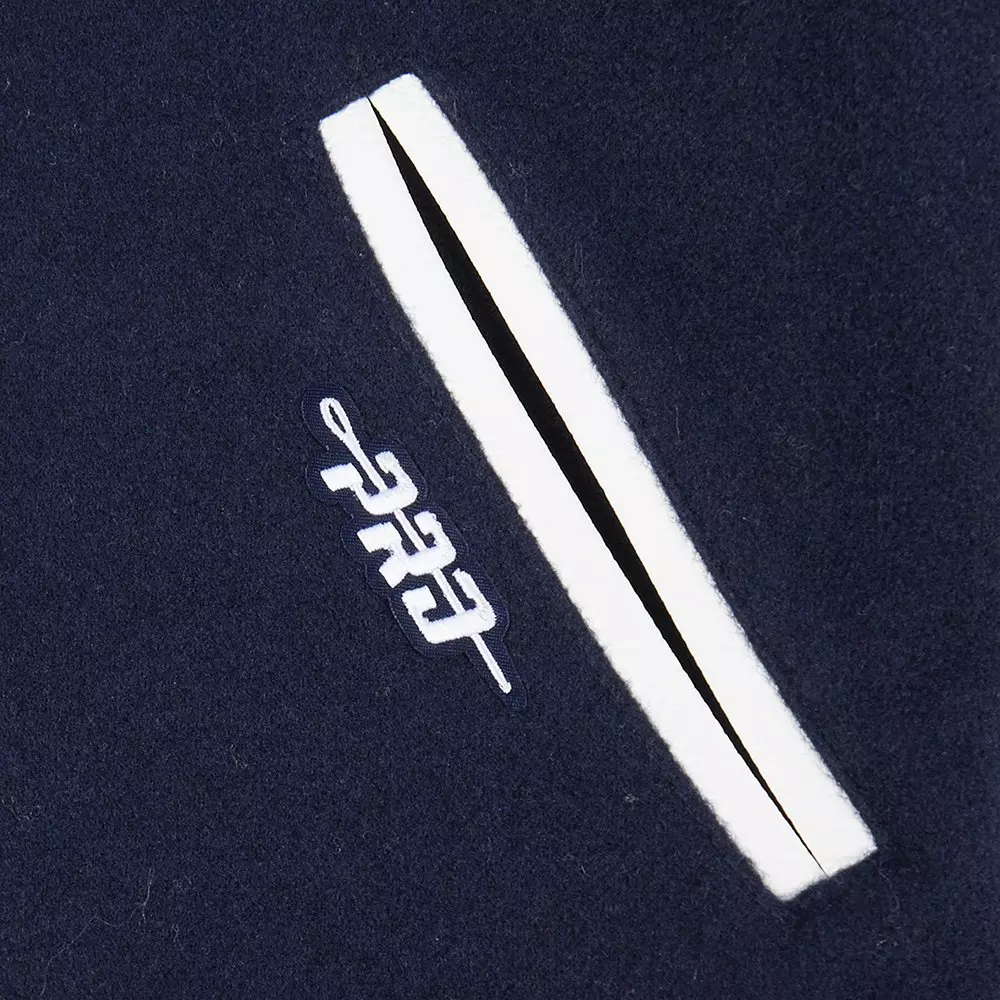 Pro Standard Big Boys' MLB Detroit Tigers Classic Wool Varsity Jacket -Navy - NAVY