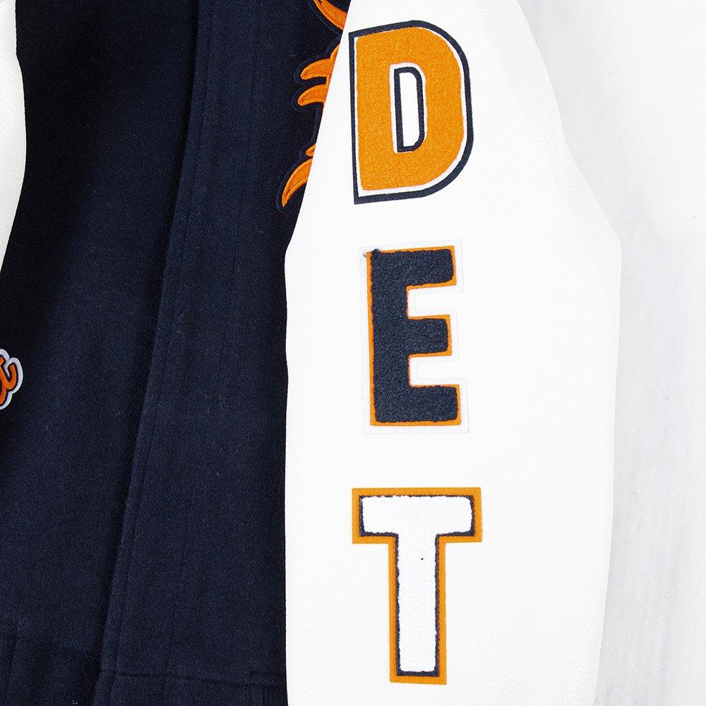 Pro Standard MLB Detroit Tigers Classic Big Boys' Navy Wool Varsity Jacket