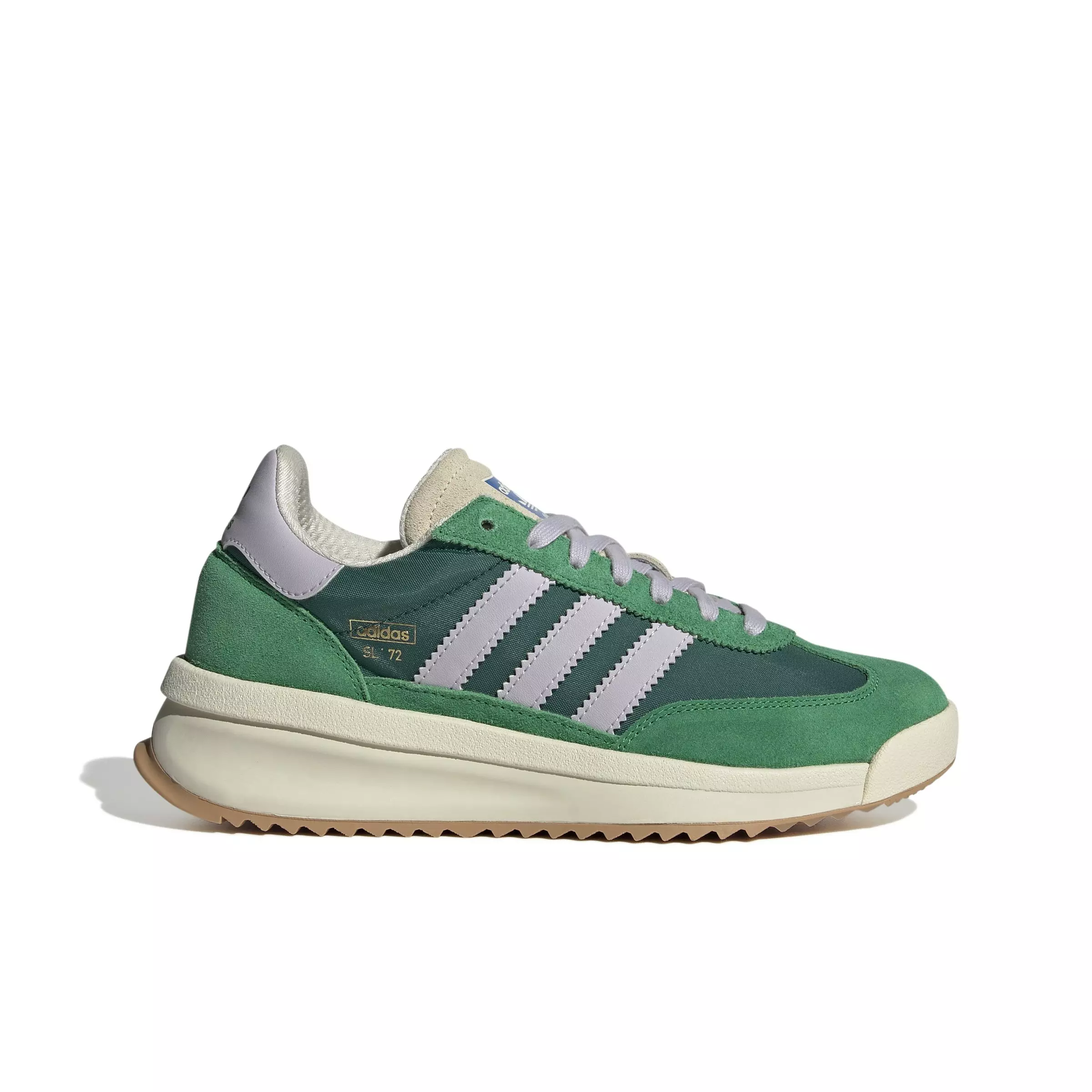 adidas Originals SL 72 RTN "Collegiate Green/Silver Dawn/Green" Women's Shoe - GREEN/SILVER/GREEN