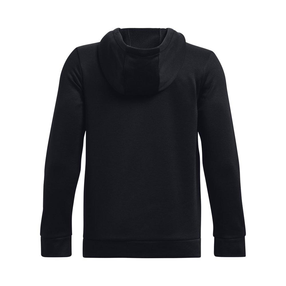 Under Armour Armour Fleece Big Logo Big Boys' Black Hoodie