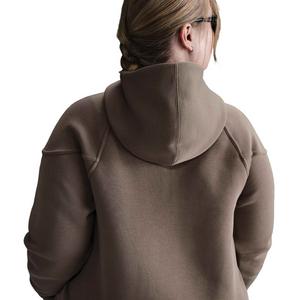 Nike Women's Sportswear Tech Fleece Full-Zip Windrunner Hooded Jacket - Brown