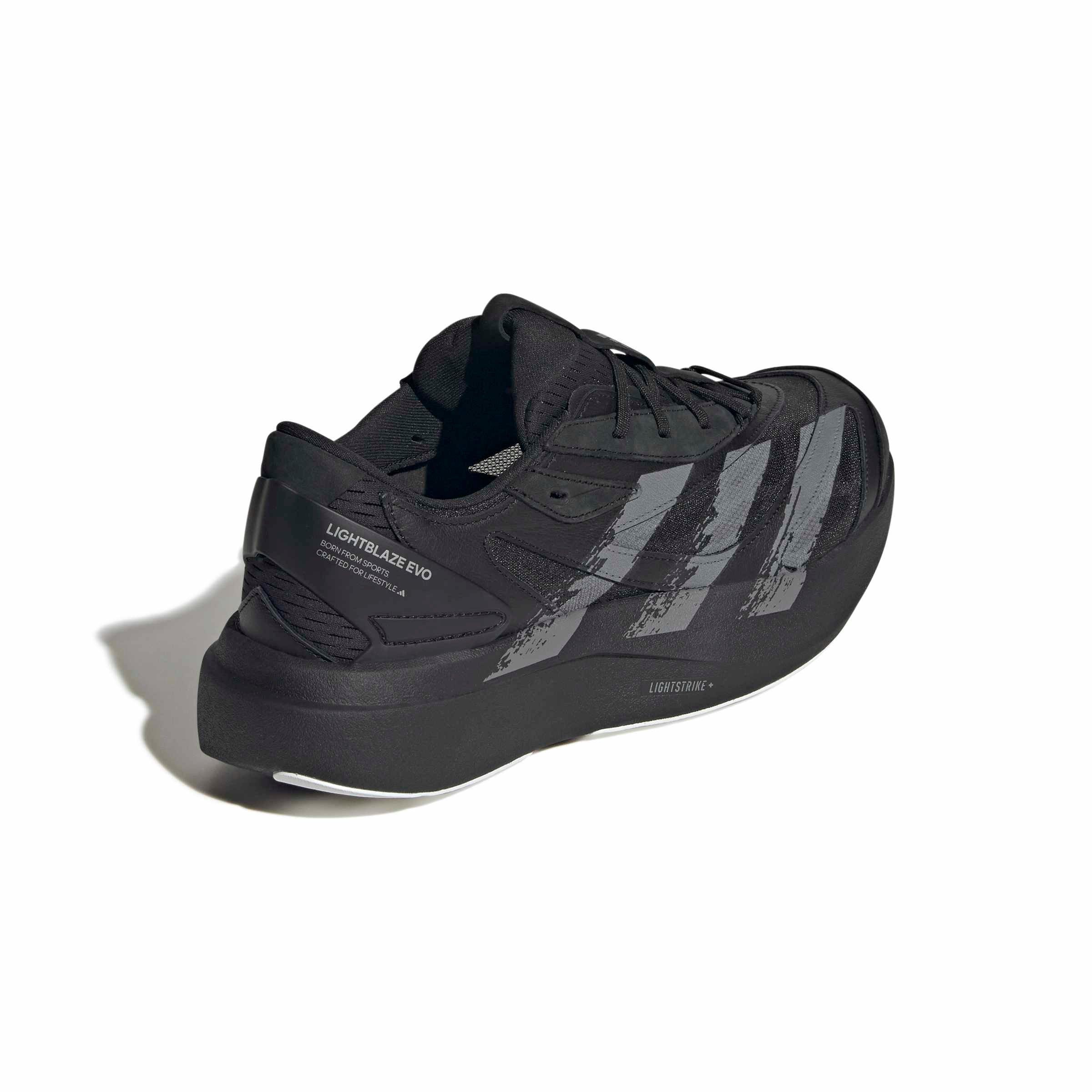 adidas Lightblaze EVO SL "Core Black/Iron Metallic/Ftwr White" Men's Shoe - BLACK/IRON/WHITE