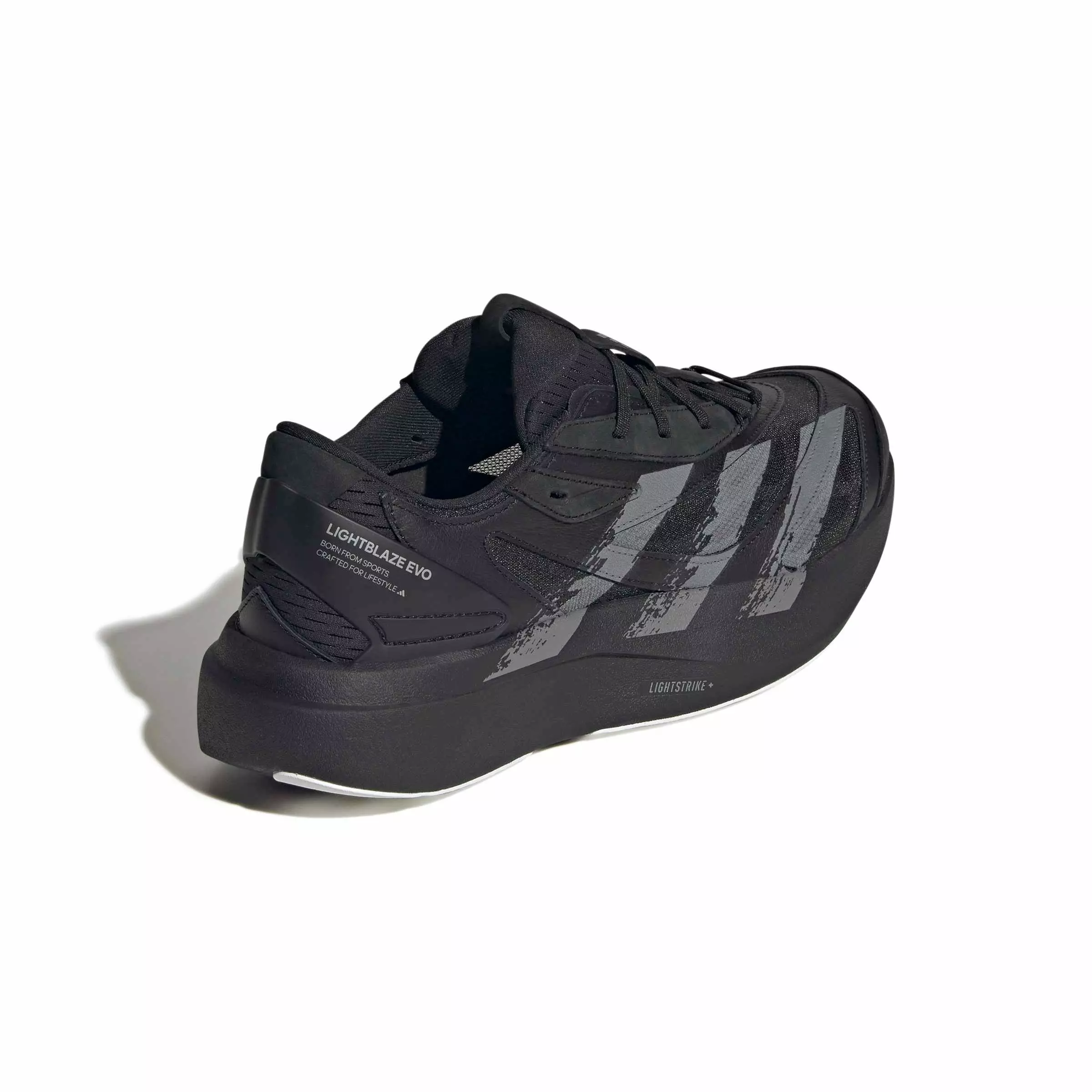 adidas Lightblaze EVO SL "Core Black/Iron Metallic/Ftwr White" Men's Shoe - BLACK/IRON/WHITE