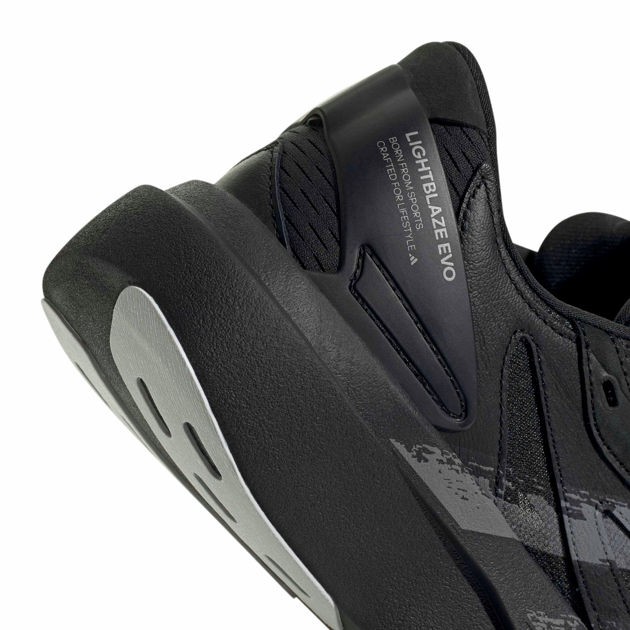 adidas Lightblaze EVO SL "Core Black/Iron Metallic/Ftwr White" Men's Shoe - BLACK/IRON/WHITE