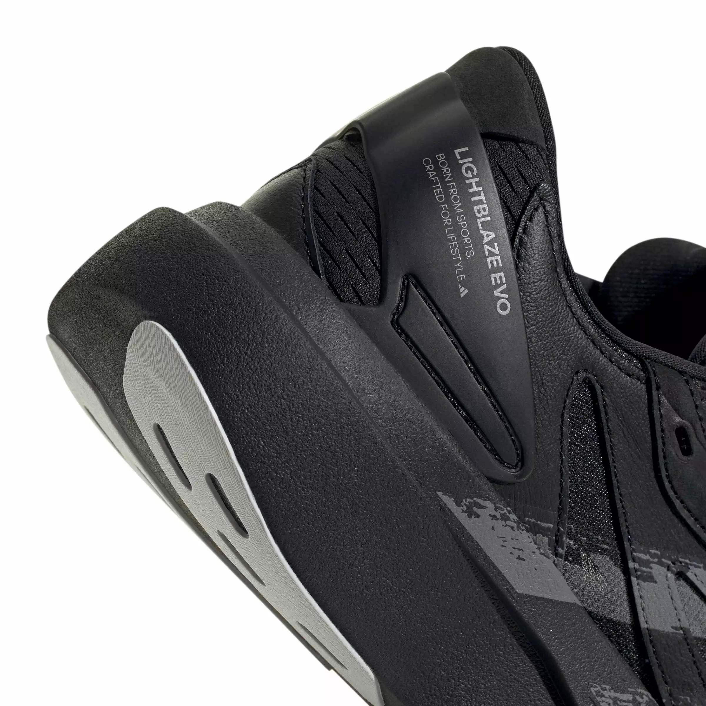 adidas Lightblaze EVO SL "Core Black/Iron Metallic/Ftwr White" Men's Shoe - BLACK/IRON/WHITE