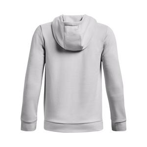 Under Armour Big Boys' Armour Fleece Big Logo Hoodie - Light Grey