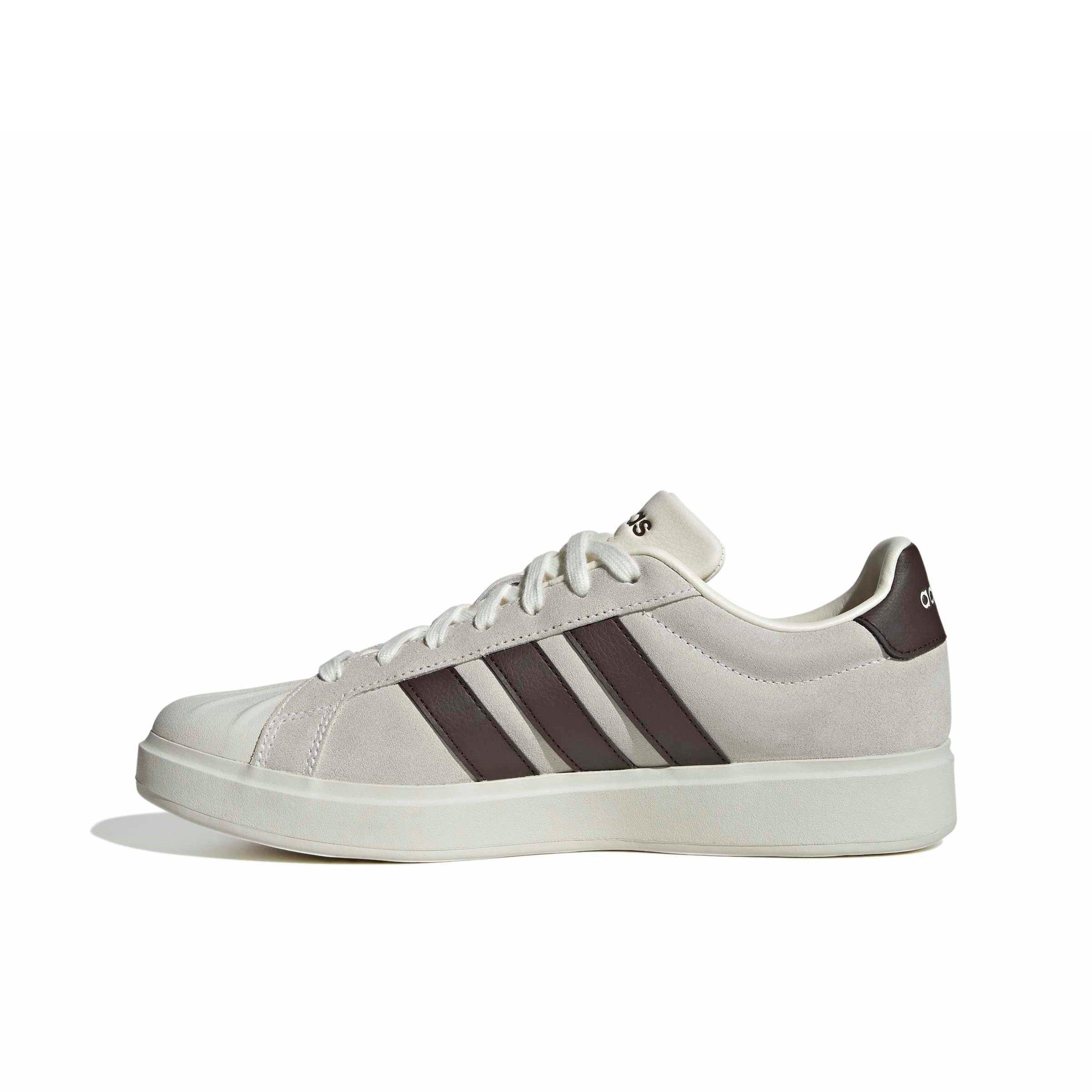 adidas Streettalk "Off White/Dark Brown/Off White" Men's Shoe - OFF WHITE/DK BROWN/OFF WHITE