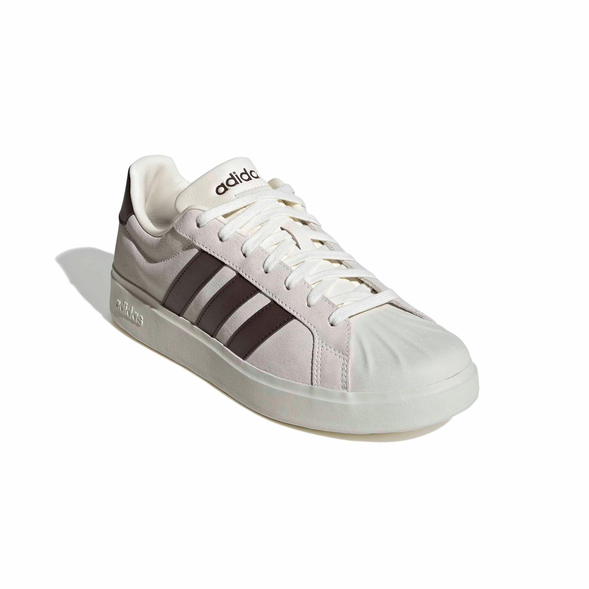 adidas Streettalk "Off White/Dark Brown/Off White" Men's Shoe - OFF WHITE/DK BROWN/OFF WHITE