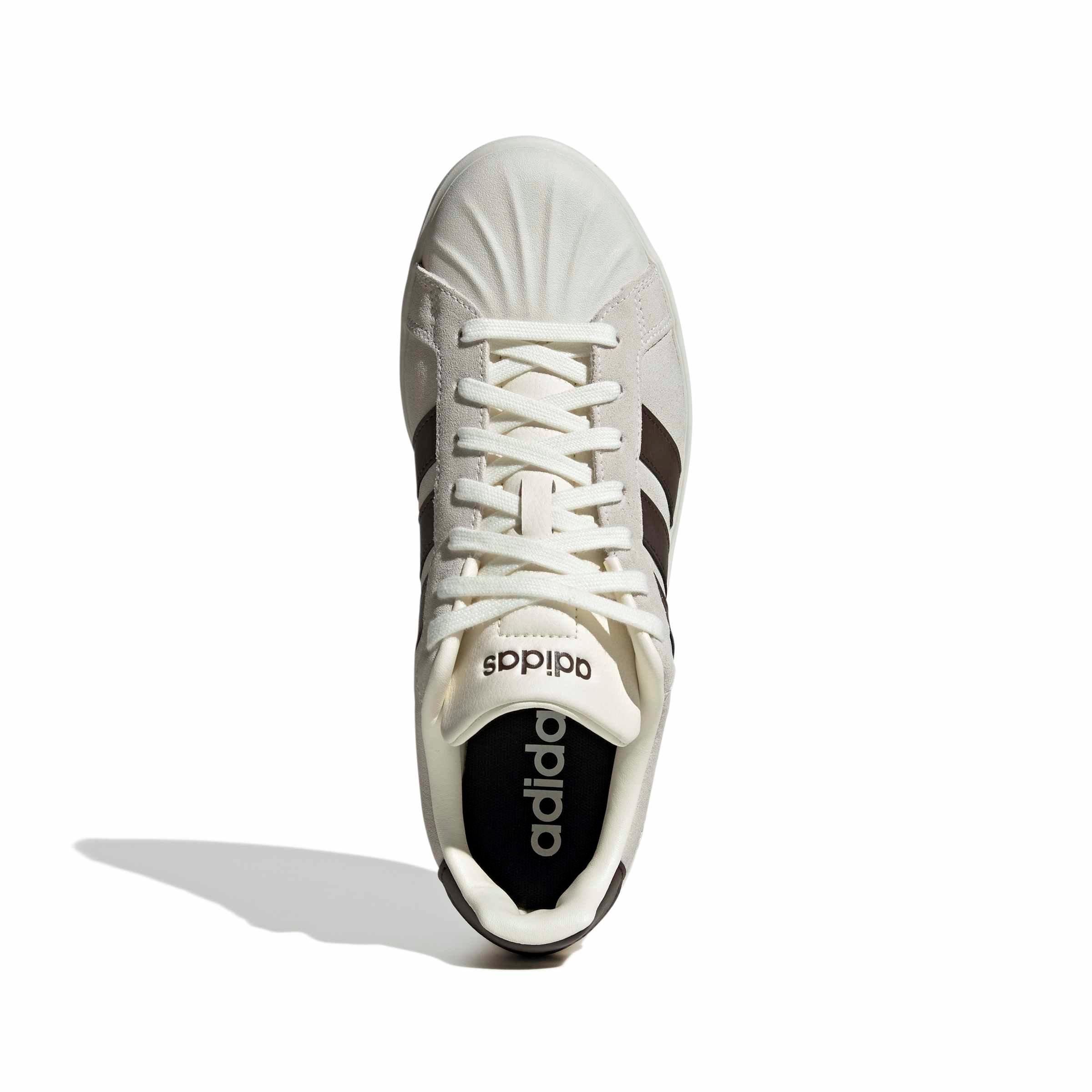 adidas Streettalk "Off White/Dark Brown/Off White" Men's Shoe - OFF WHITE/DK BROWN/OFF WHITE