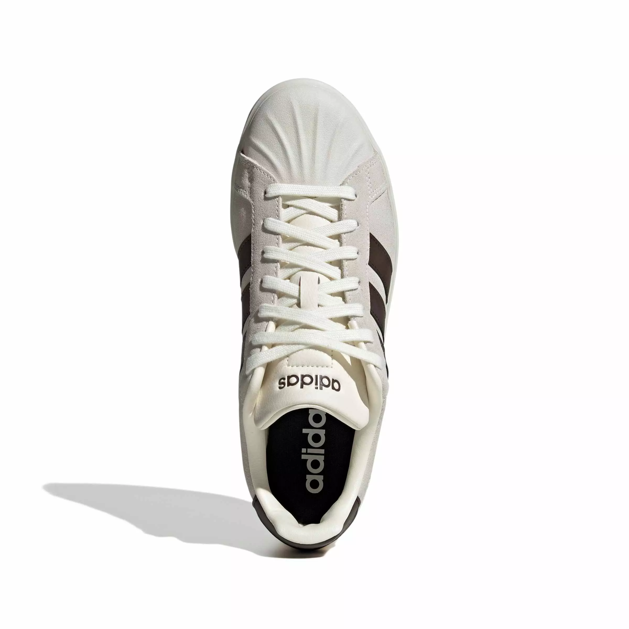 adidas Streettalk "Off White/Dark Brown/Off White" Men's Shoe - OFF WHITE/DK BROWN/OFF WHITE