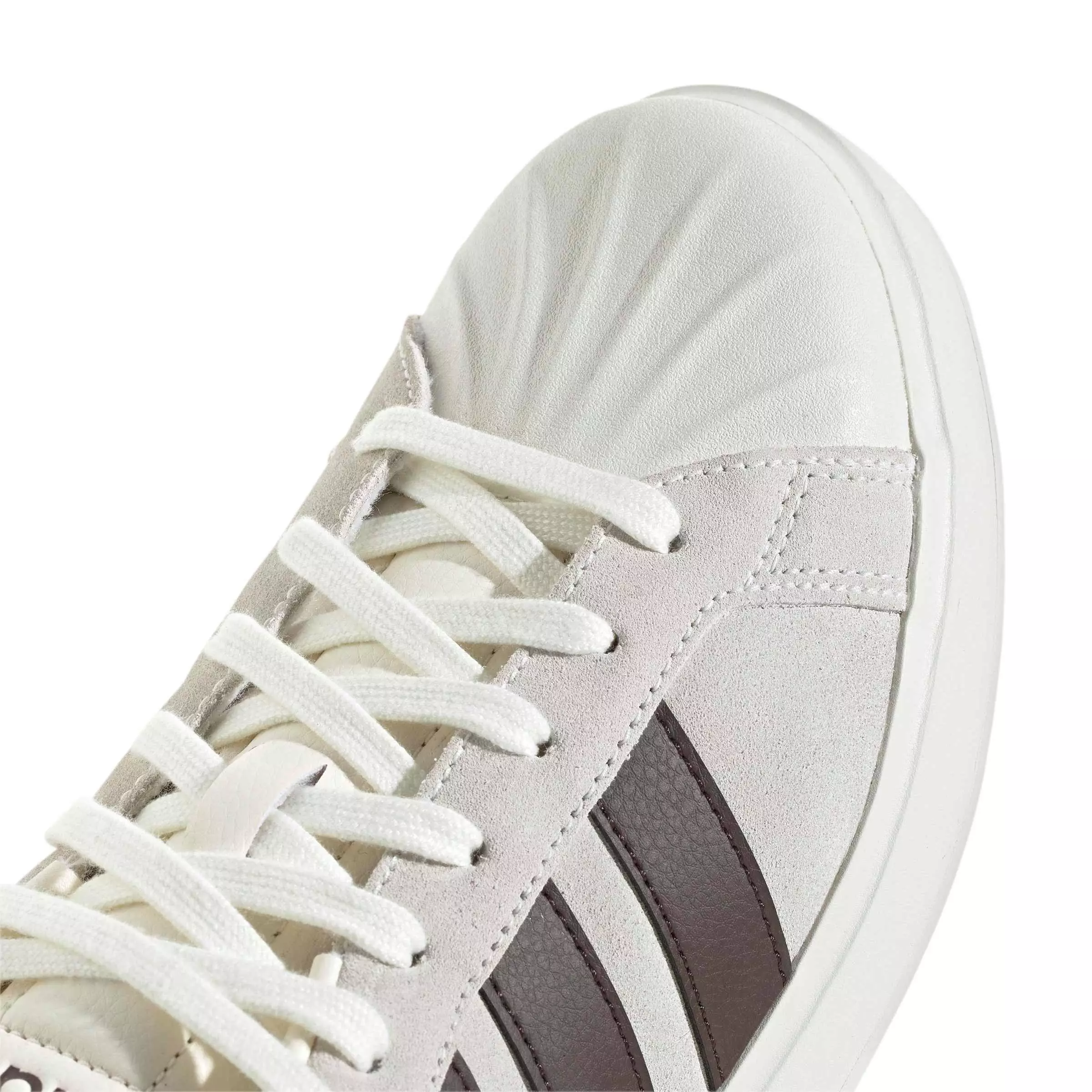 adidas Streettalk "Off White/Dark Brown/Off White" Men's Shoe - OFF WHITE/DK BROWN/OFF WHITE