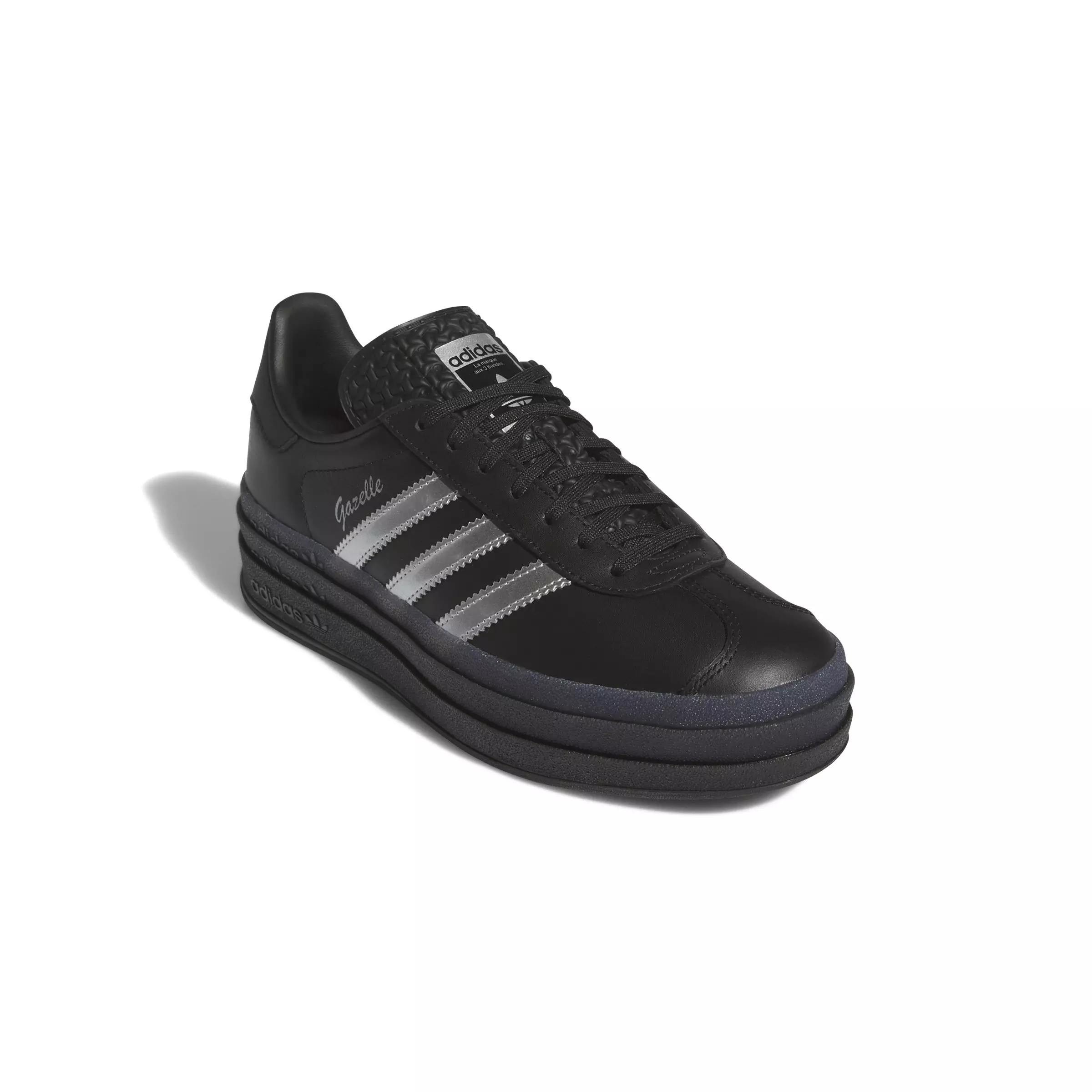 adidas Originals Gazelle Pride x Pabli Vitta "Core Black/Silver Metallic/Lucid Pink" Women's Shoe - BLACK/SILVER/PINK