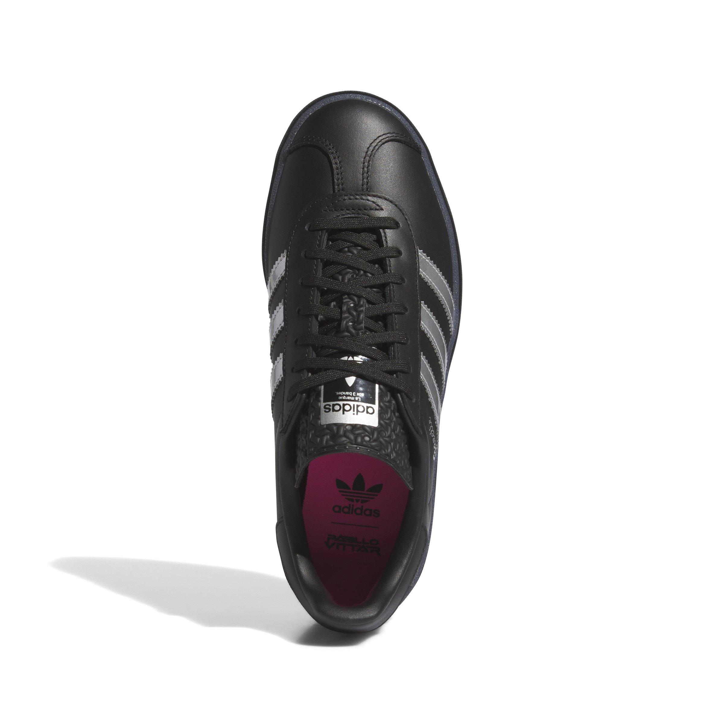 adidas Originals Gazelle Pride x Pabli Vitta "Core Black/Silver Metallic/Lucid Pink" Women's Shoe - BLACK/SILVER/PINK Thumbnail View 5