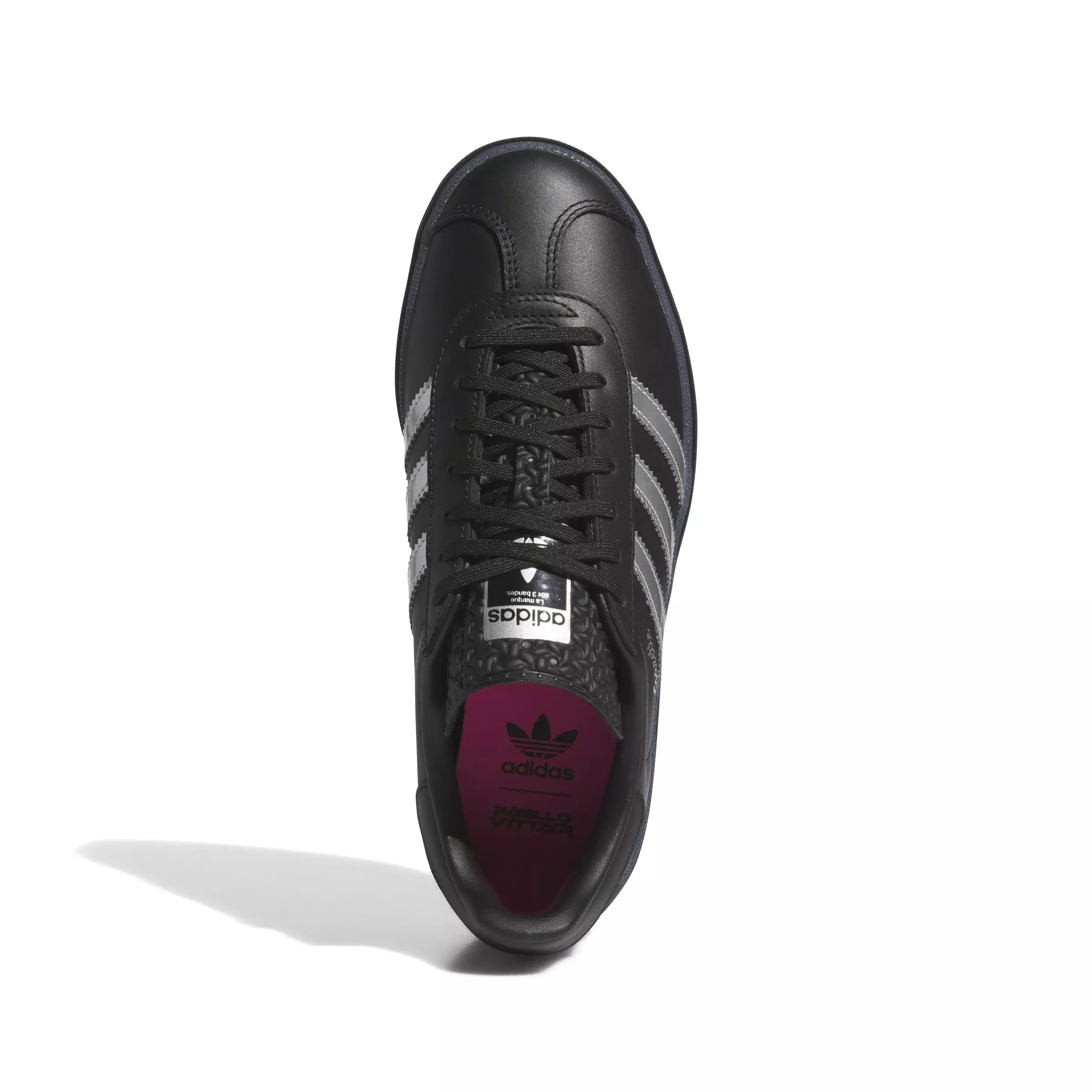 adidas Originals Gazelle Pride x Pabli Vitta "Core Black/Silver Metallic/Lucid Pink" Women's Shoe - BLACK/SILVER/PINK