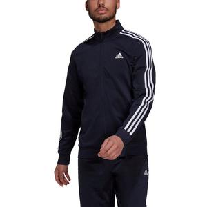 adidas Essentials Warm-Up 3-Stripes Track Jacket - Red, Men's Training