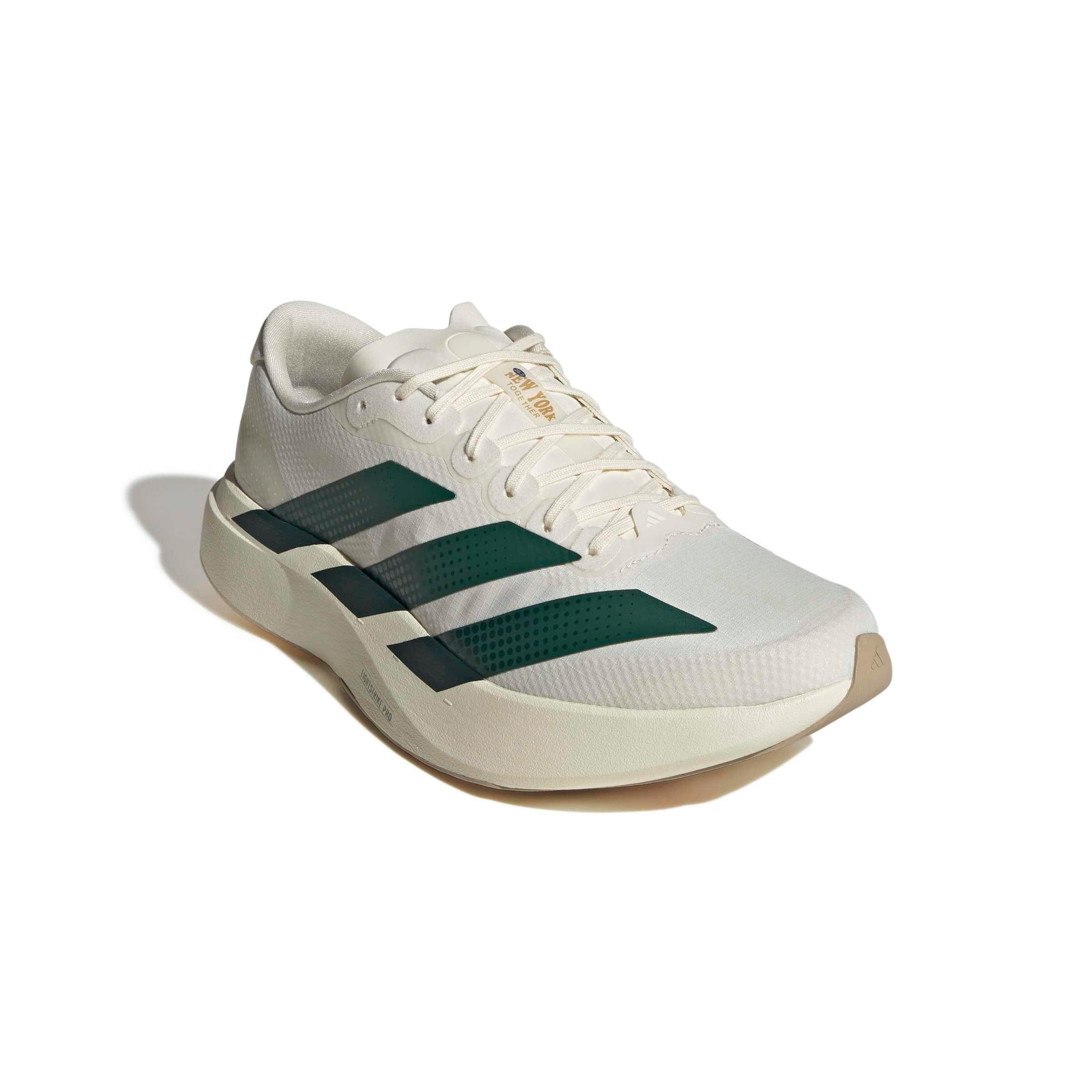 adidas Adizero EVO SL "Off White/Collegiate Green/Team Royal Blue" Men's Running Shoe - OFF WHITE/GREEN/ROYAL