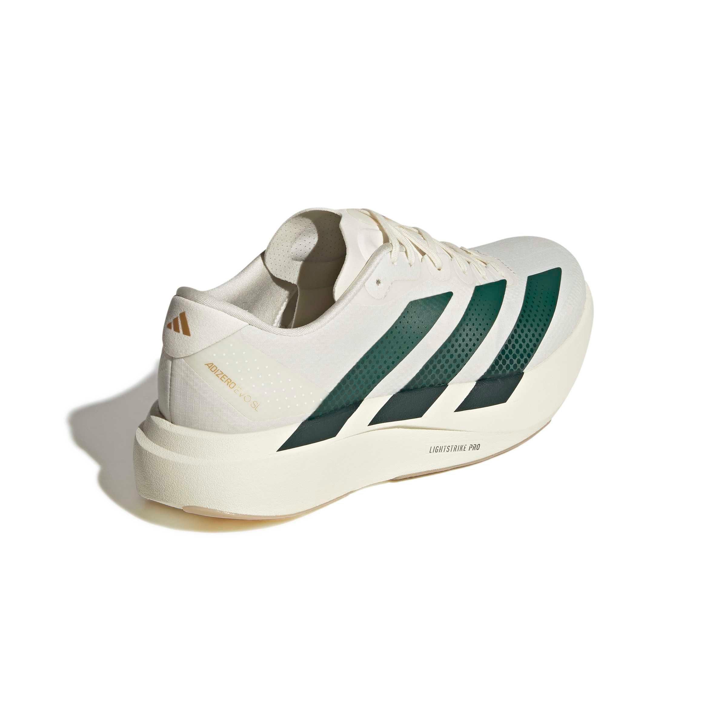 adidas Adizero EVO SL "Off White/Collegiate Green/Team Royal Blue" Men's Running Shoe - OFF WHITE/GREEN/ROYAL