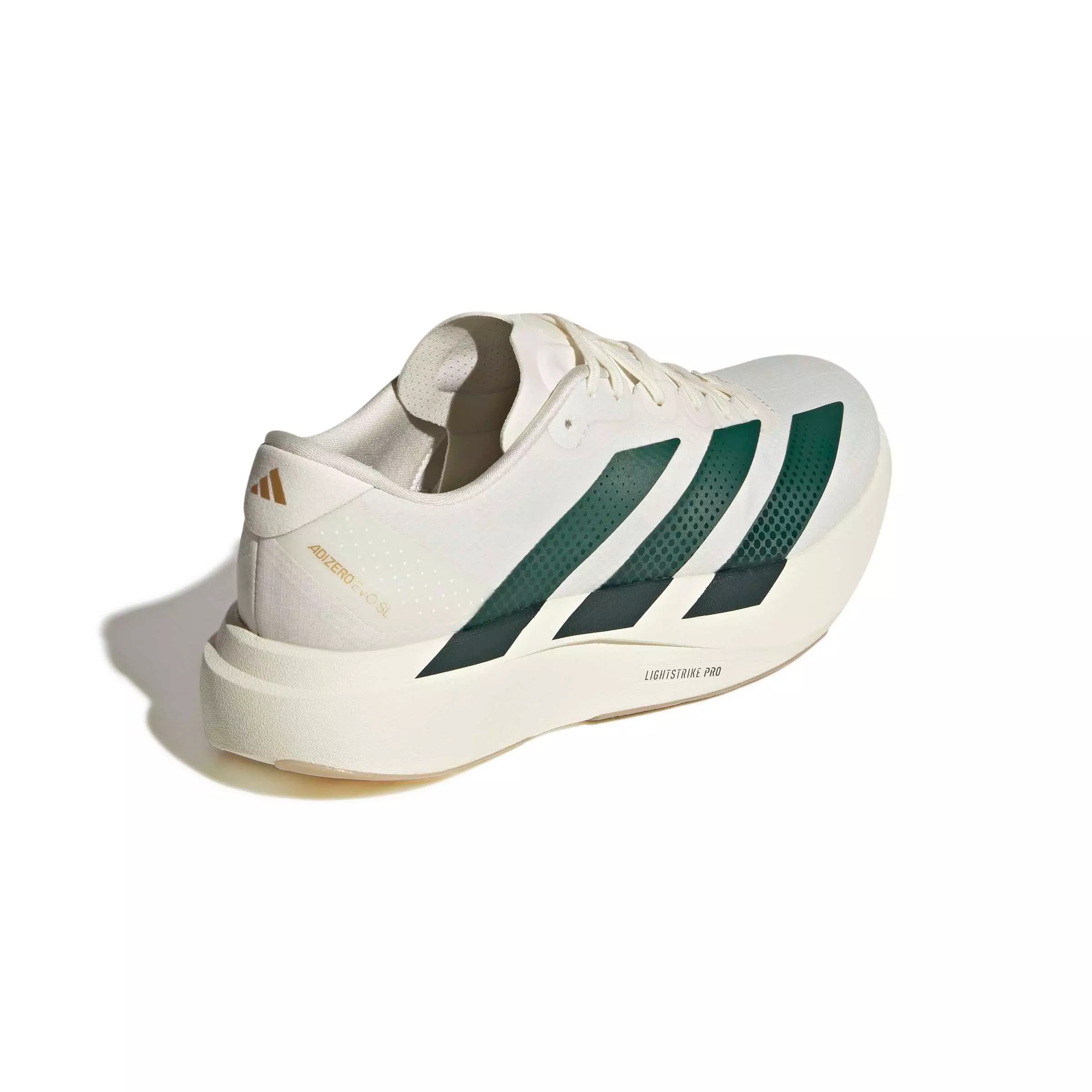 adidas Adizero EVO SL "Off White/Collegiate Green/Team Royal Blue" Men's Running Shoe - OFF WHITE/GREEN/ROYAL