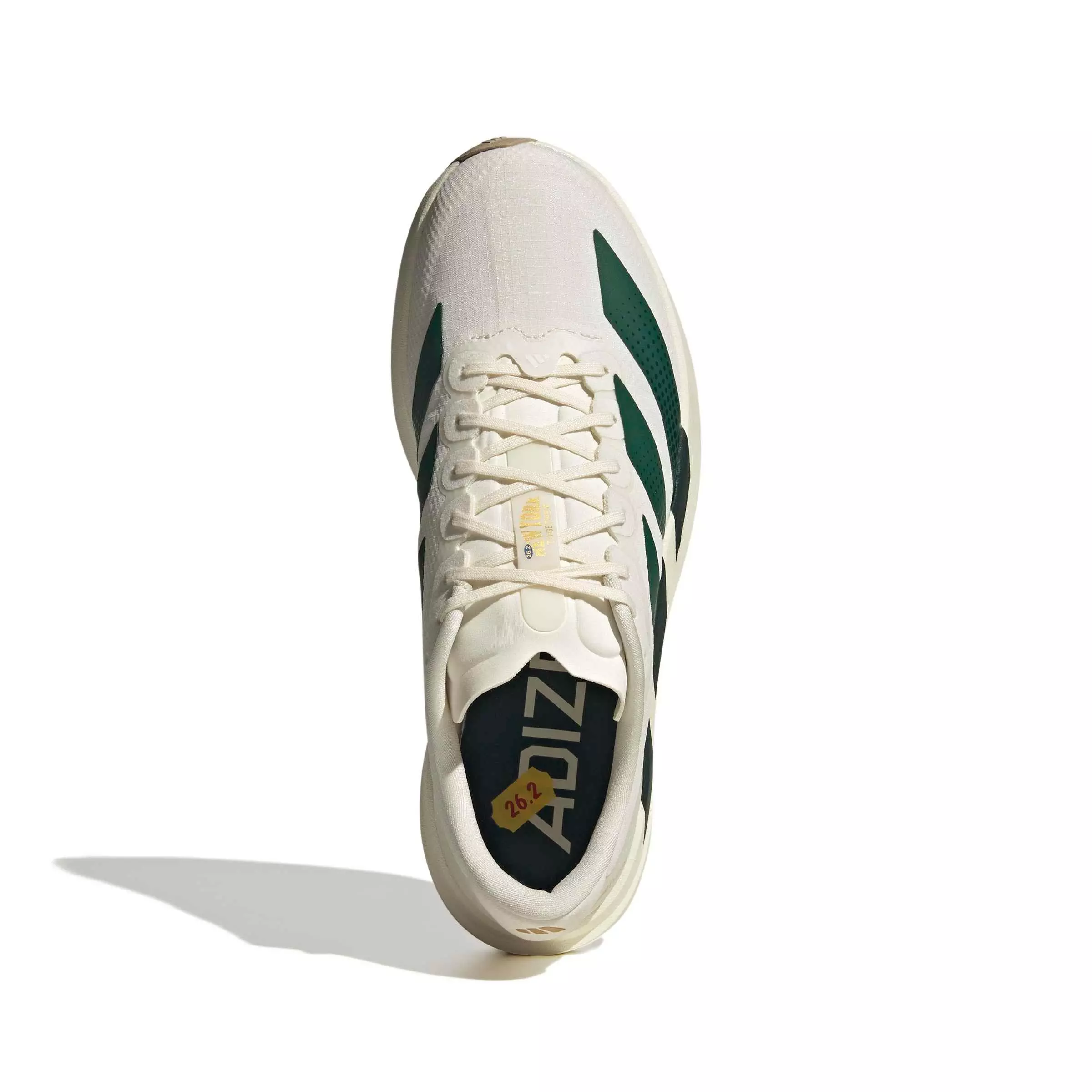adidas Adizero EVO SL "Off White/Collegiate Green/Team Royal Blue" Men's Running Shoe - OFF WHITE/GREEN/ROYAL