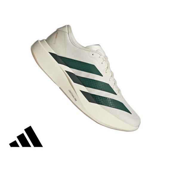 adidas Adizero EVO SL "Off White/Collegiate Green/Team Royal Blue" Men's Running Shoe - OFF WHITE/GREEN/ROYAL