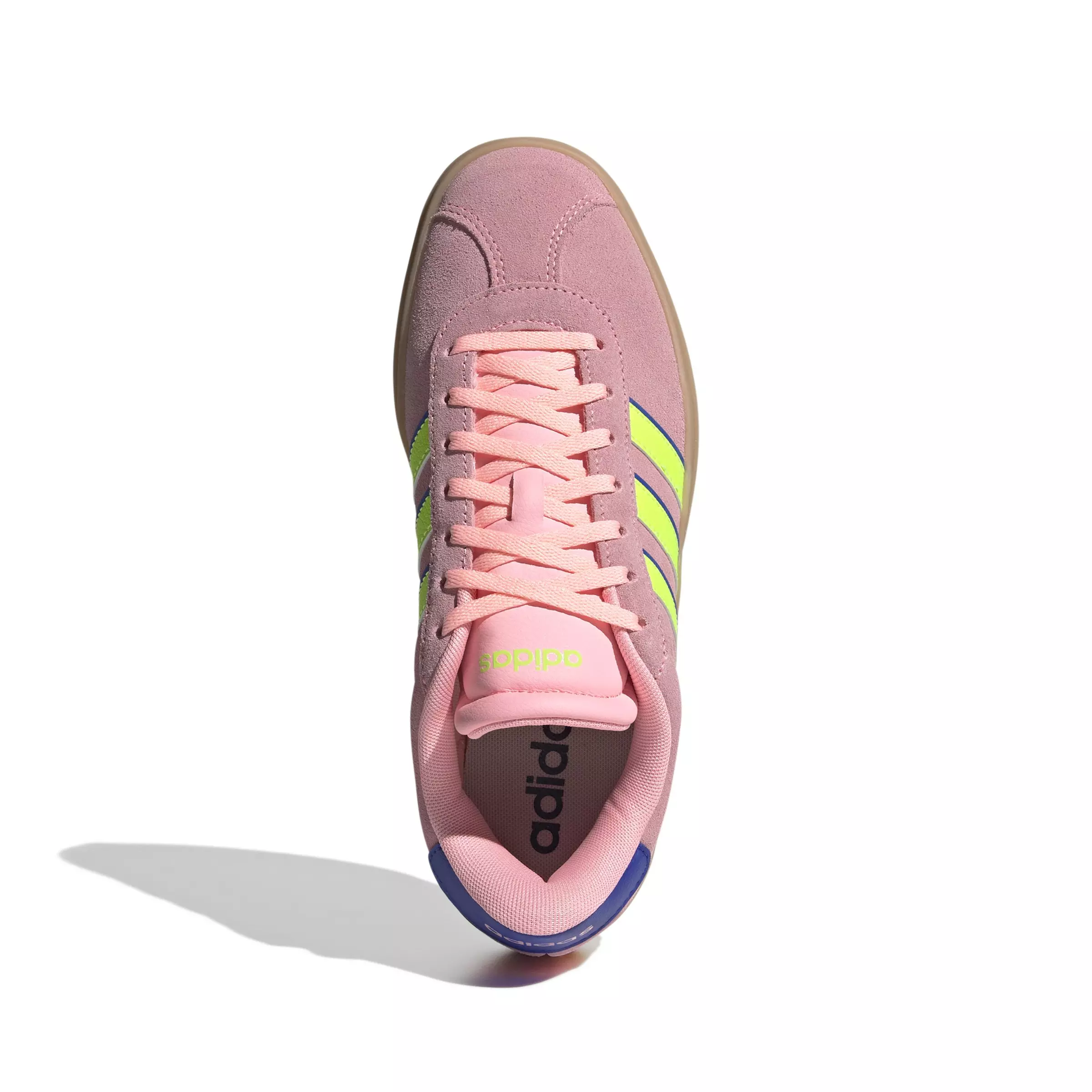 adidas VL Court Bold "Pink Spark/Lucid Lemon/Lucid Blue" Women's Shoe - PINK/LEMON/BLUE