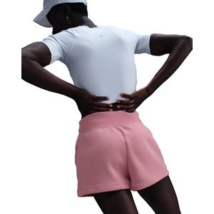 Nike Women's Sportswear Phoenix Fleece High-Waisted Loose Shorts - Pink