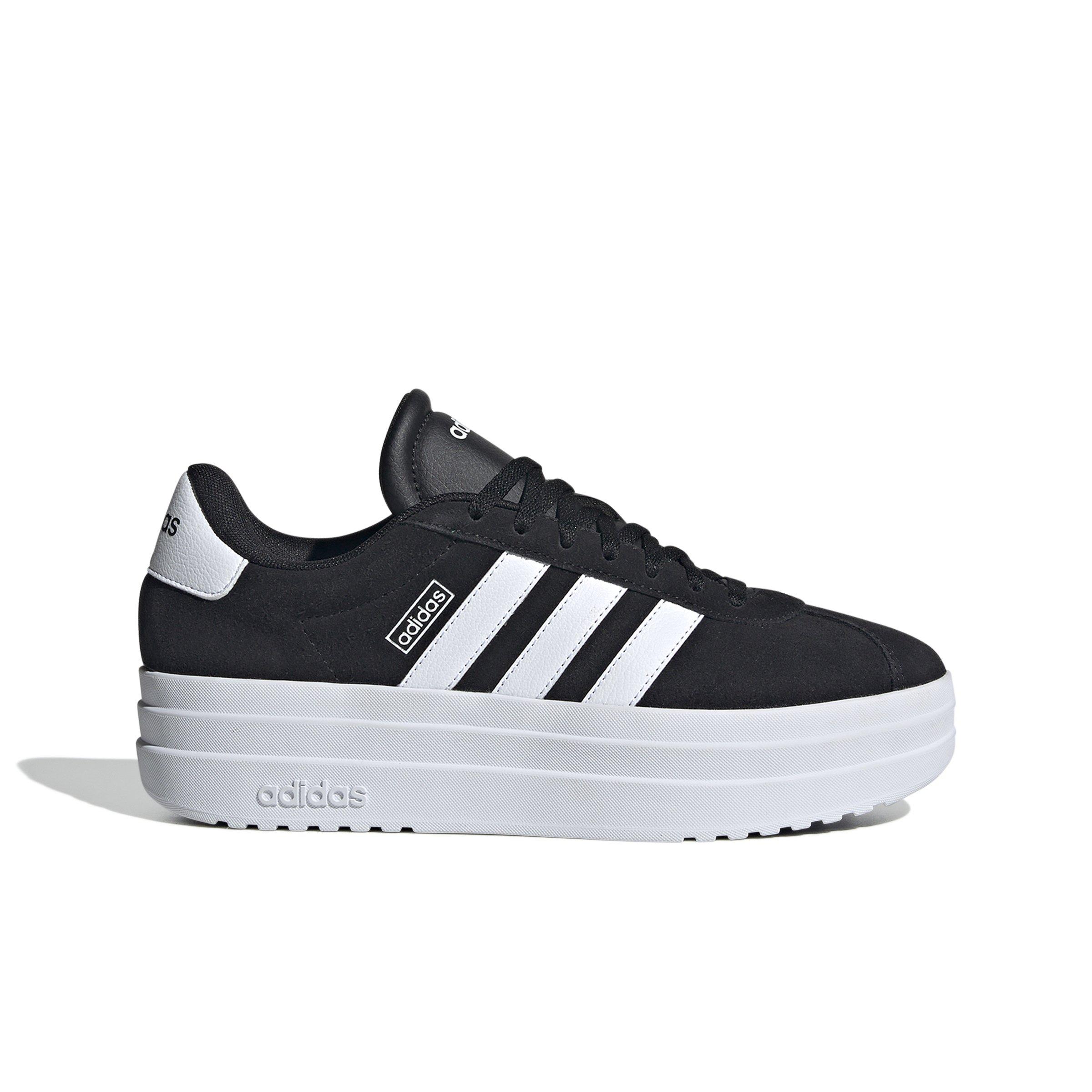 adidas VL Court Bold "Core Black/Ftwr White/Ftwr White" Women's Shoe - BLACK/WHITE/WHITE Thumbnail View 1