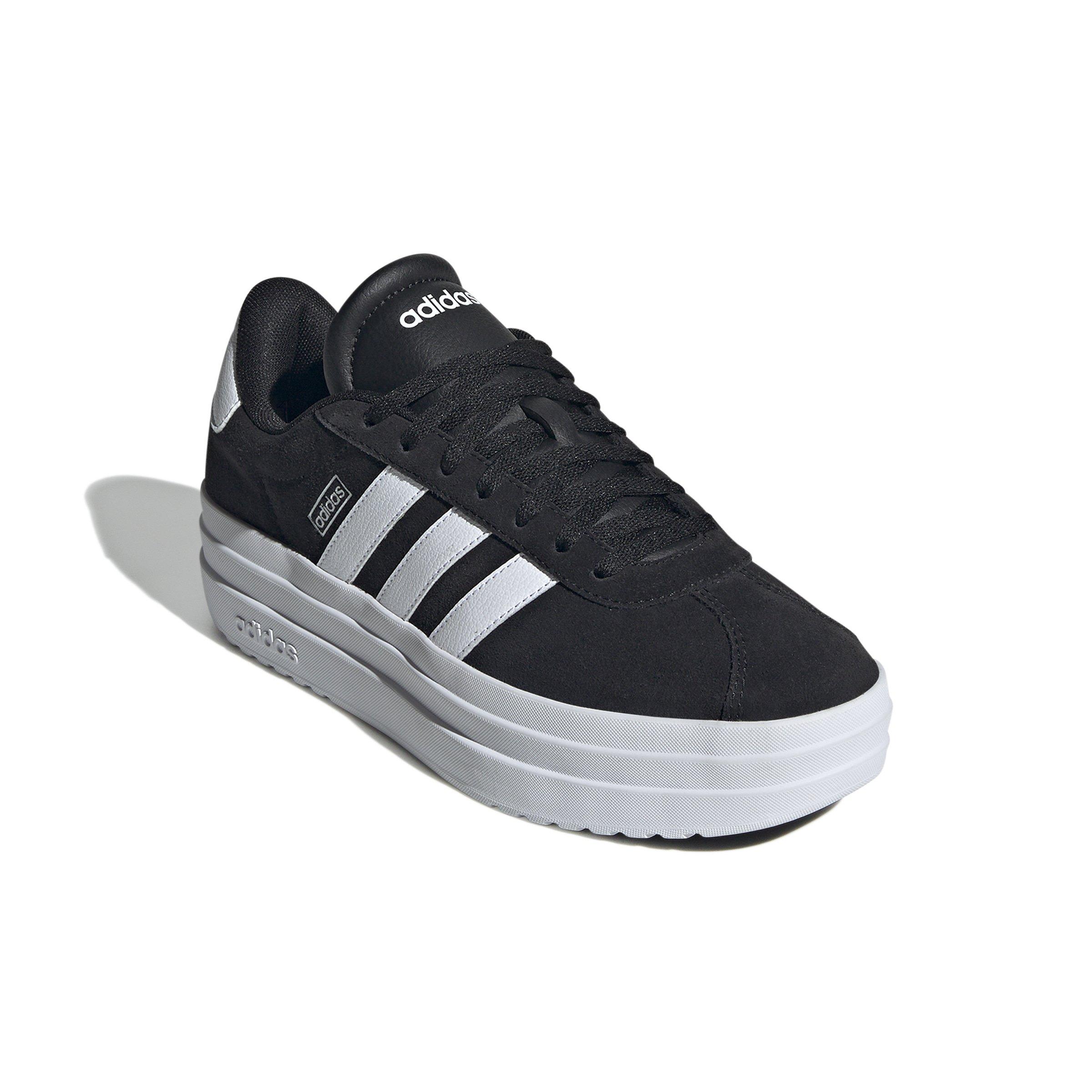 adidas VL Court Bold "Core Black/Ftwr White/Ftwr White" Women's Shoe - BLACK/WHITE/WHITE Thumbnail View 3