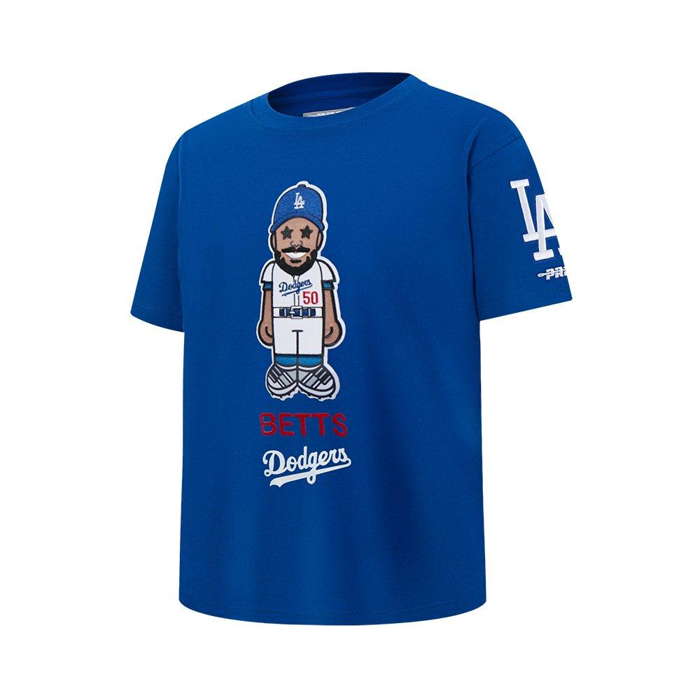 Pro Standard MLB Los Angeles Dodgers Mookie Betts #50 Avatar Big Boys' Blue Short Sleeve Top