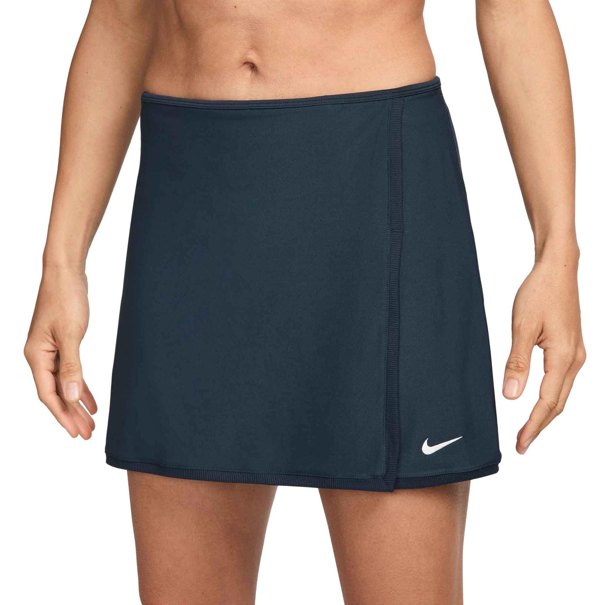 Nike Women's Dri-FIT Victory ​Mid-Rise Straight Tennis Skirt -Navy - NAVY