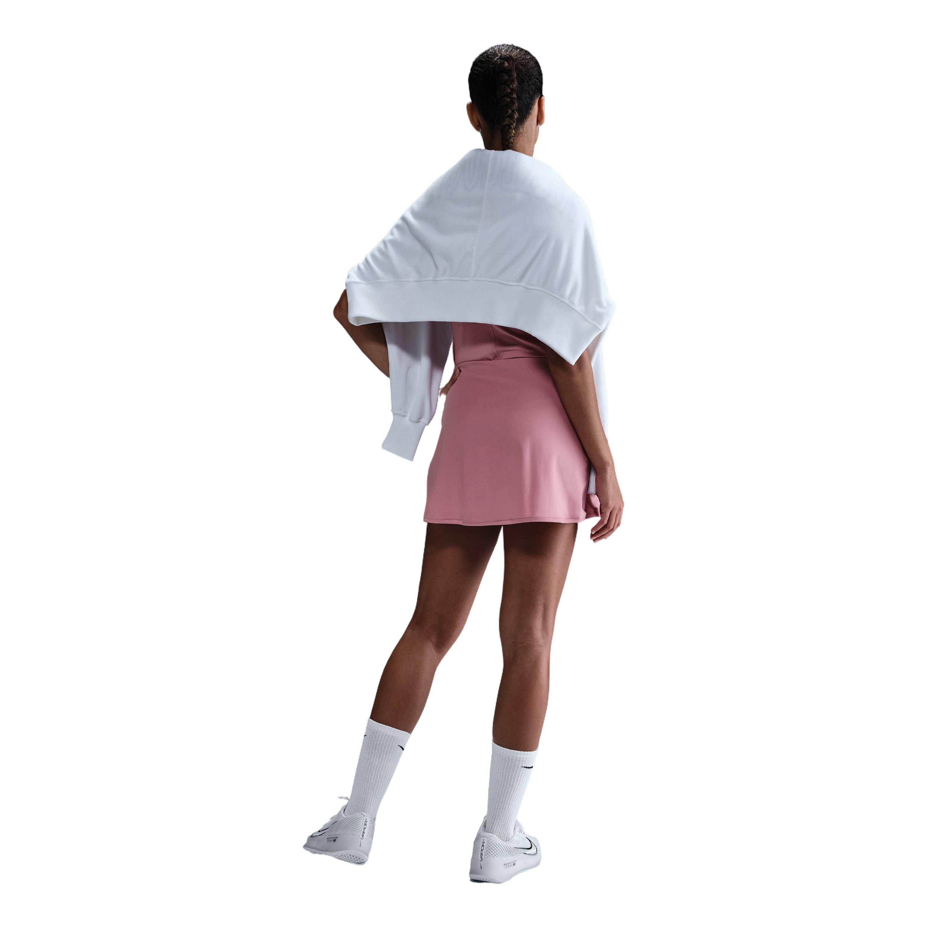 Nike Dri-FIT Victory​ Mid-Rise​ Straight Women's Pink Tennis Skirt