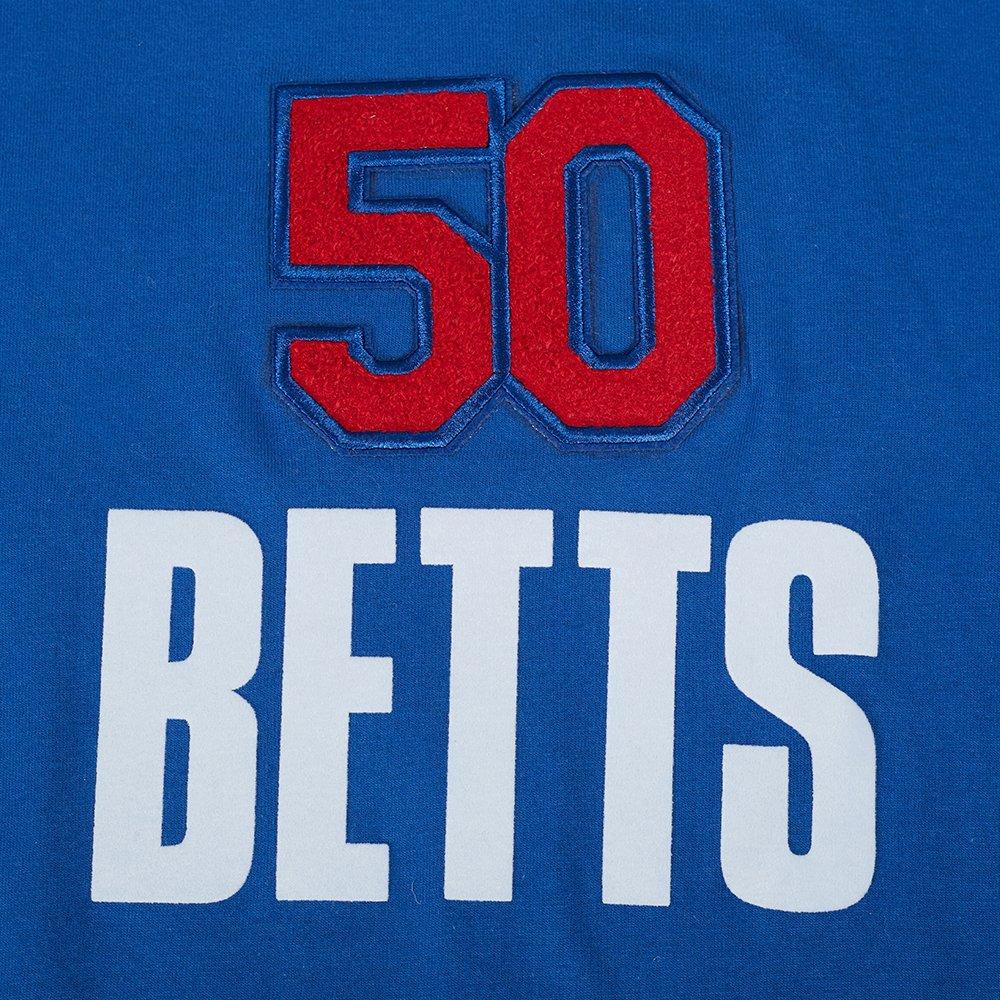Pro Standard MLB LA Dodgers Mookie Betts #50 Classic Player Name and Number Big Boys' Blue SS Top