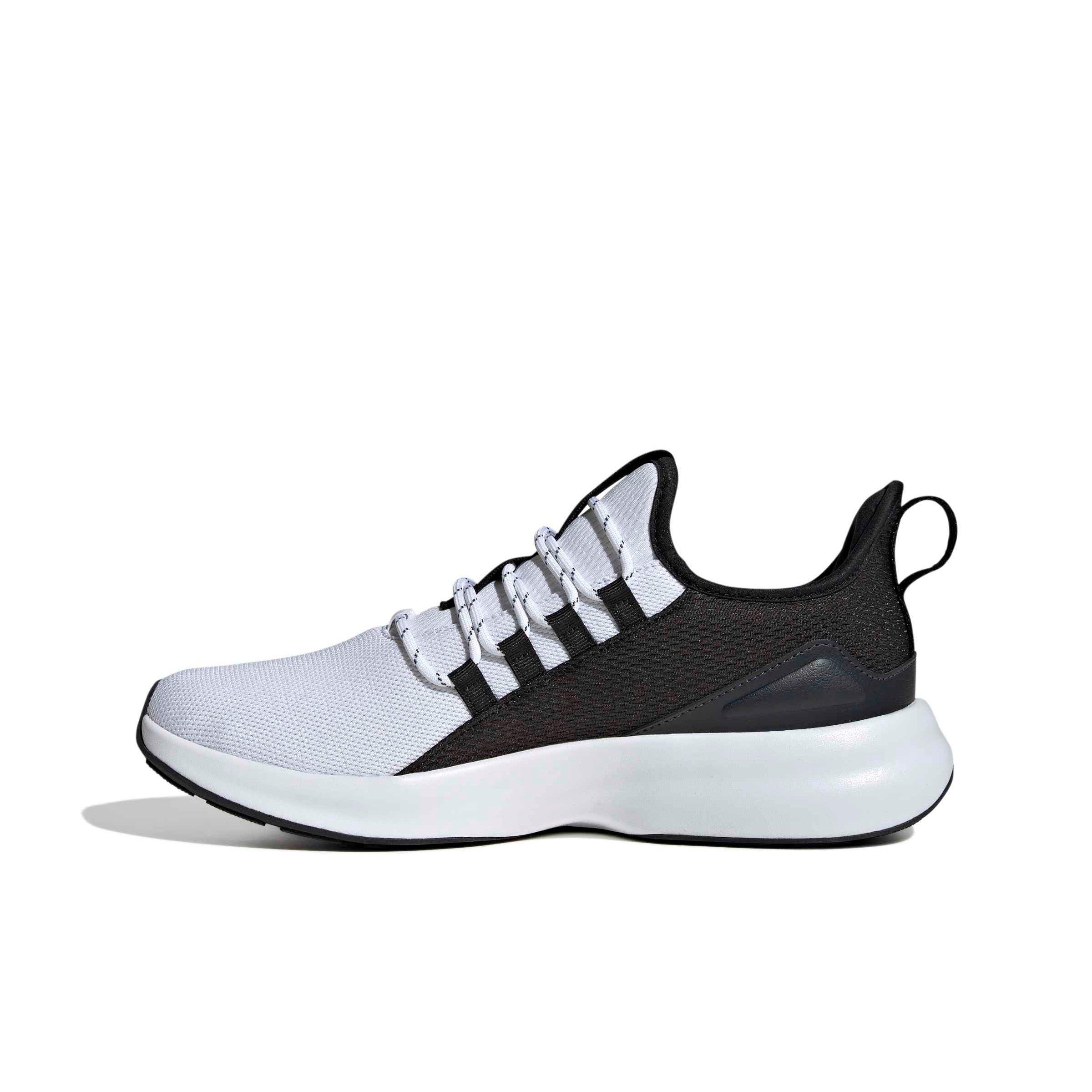 adidas Lite Racer Adapt 8.0 "Ftwr White/Core Black/Carbon" Men's Shoe - WHITE/BLACK/CARBON