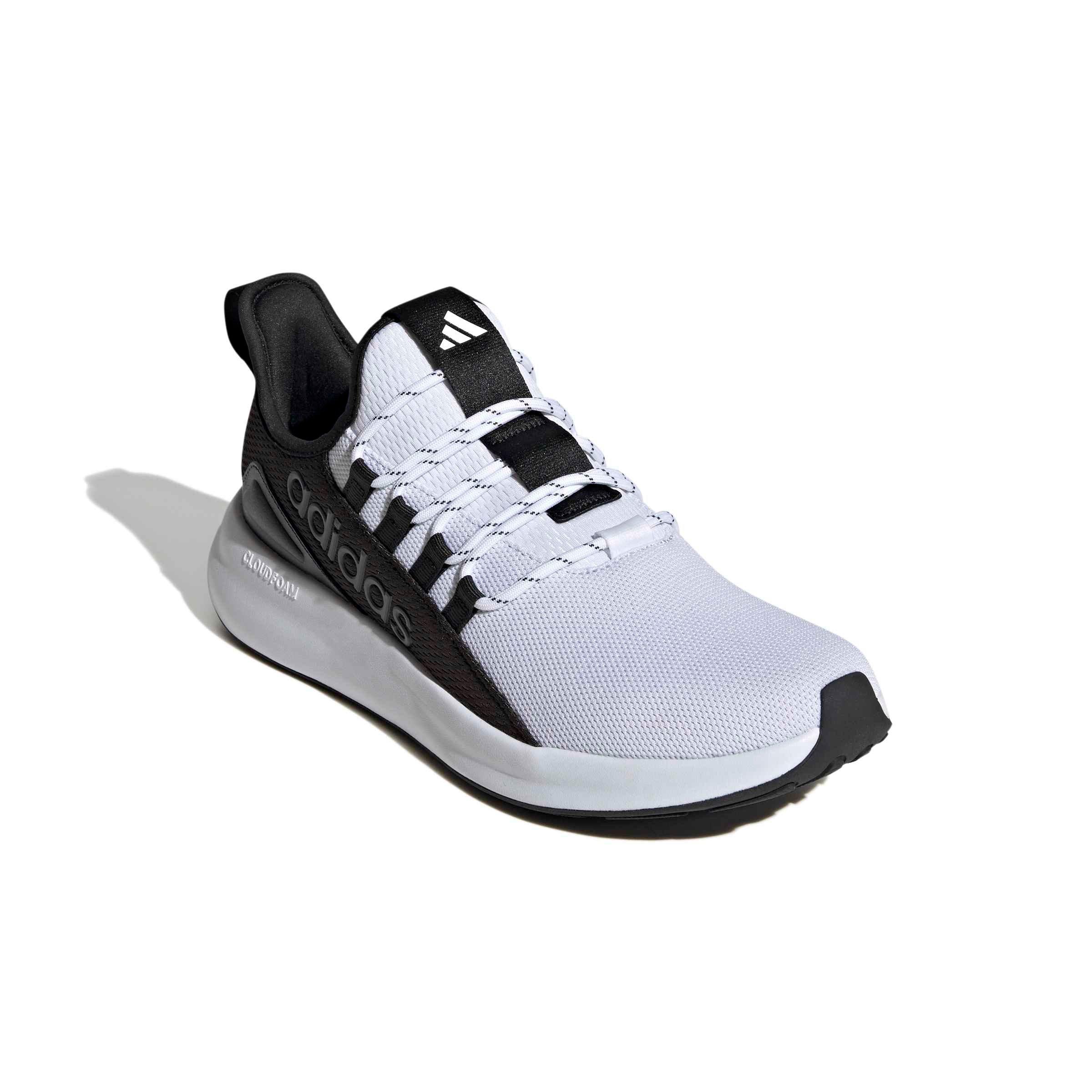 adidas Lite Racer Adapt 8.0 "Ftwr White/Core Black/Carbon" Men's Shoe - WHITE/BLACK/CARBON