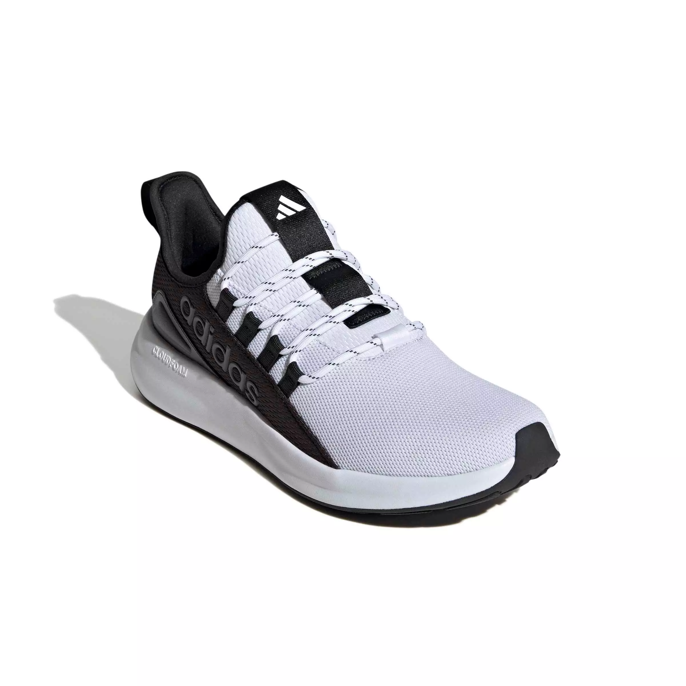adidas Lite Racer Adapt 8.0 "Ftwr White/Core Black/Carbon" Men's Shoe - WHITE/BLACK/CARBON