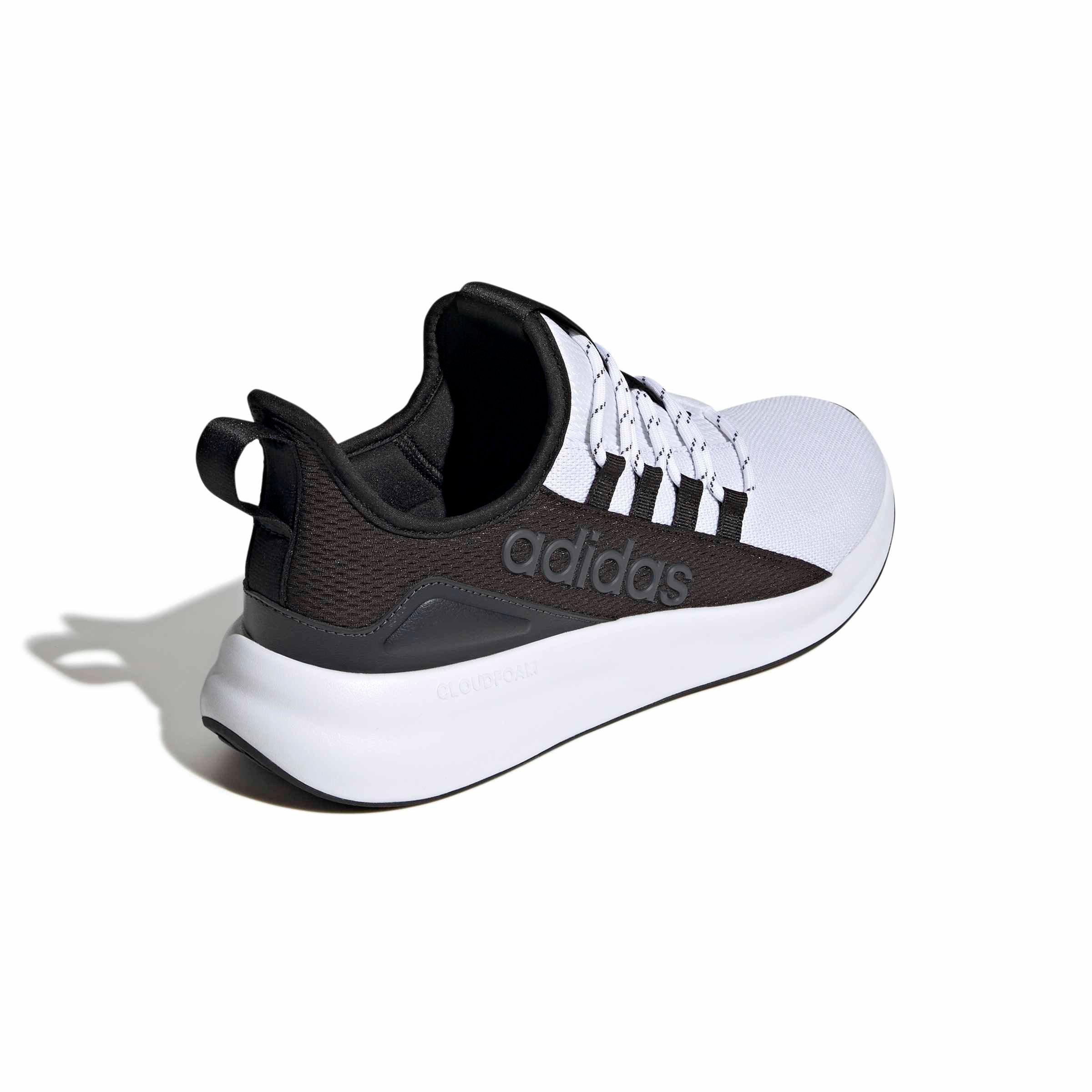 adidas Lite Racer Adapt 8.0 "Ftwr White/Core Black/Carbon" Men's Shoe - WHITE/BLACK/CARBON