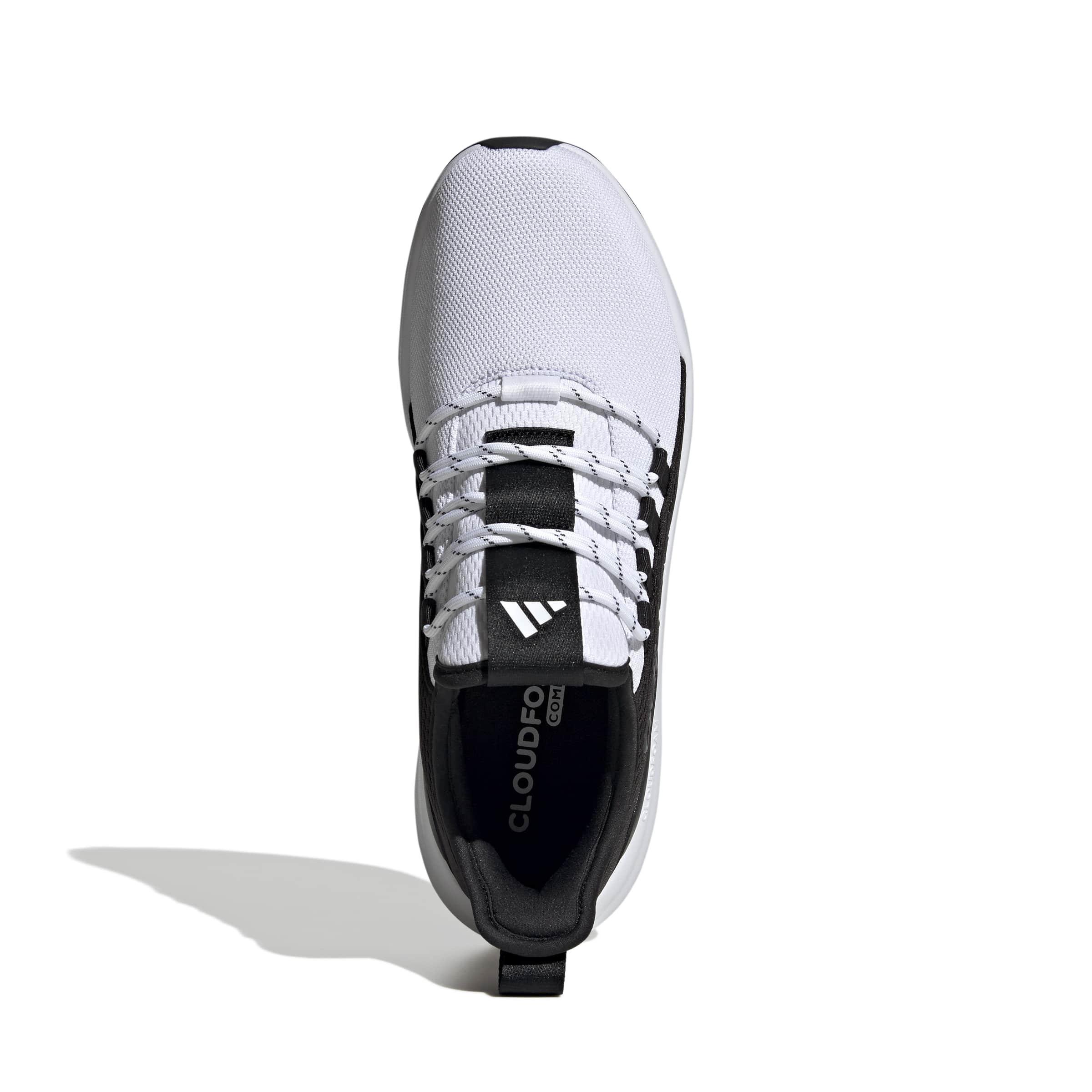 adidas Lite Racer Adapt 8.0 "Ftwr White/Core Black/Carbon" Men's Shoe - WHITE/BLACK/CARBON