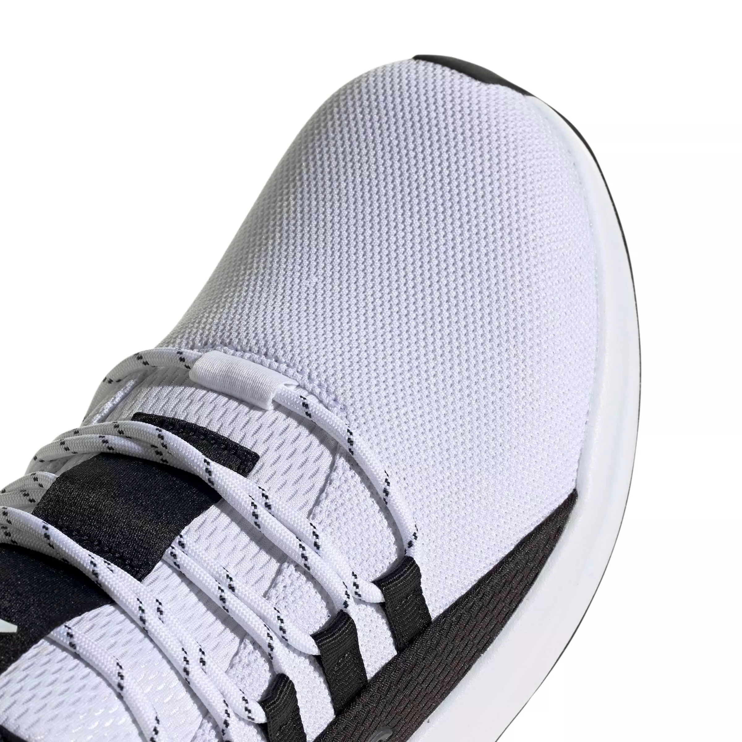 adidas Lite Racer Adapt 8.0 "Ftwr White/Core Black/Carbon" Men's Shoe - WHITE/BLACK/CARBON